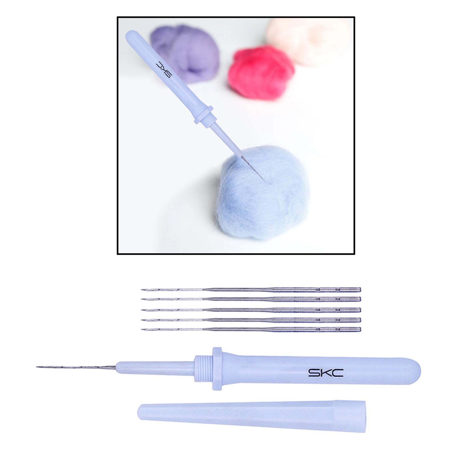 Felting Needle Handle Needles Mixed Sizes Felt Tool Supplies Five needles