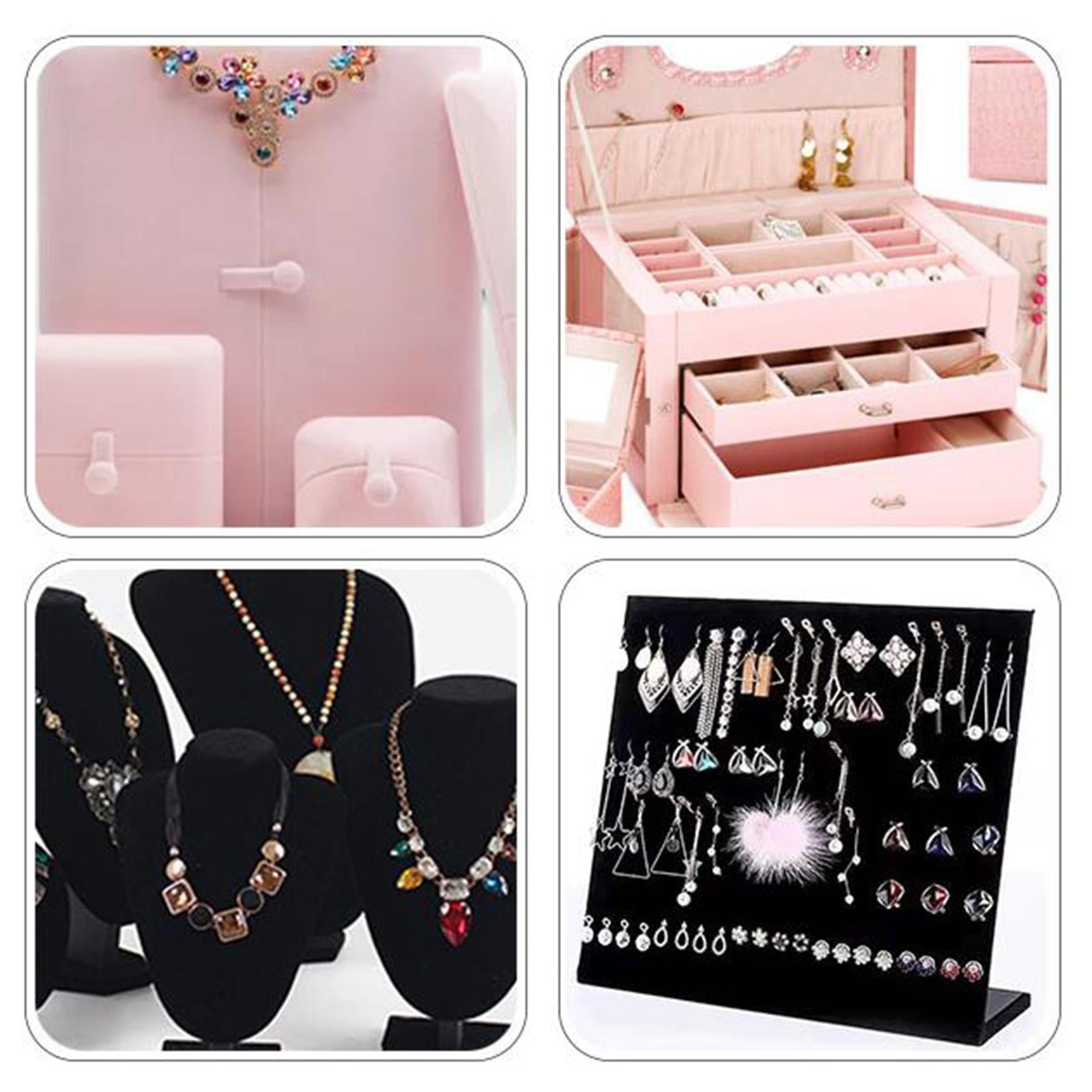 10 Pieces Felt Fabric Velvet Sheet Adhesive Craft Making Drawer Black