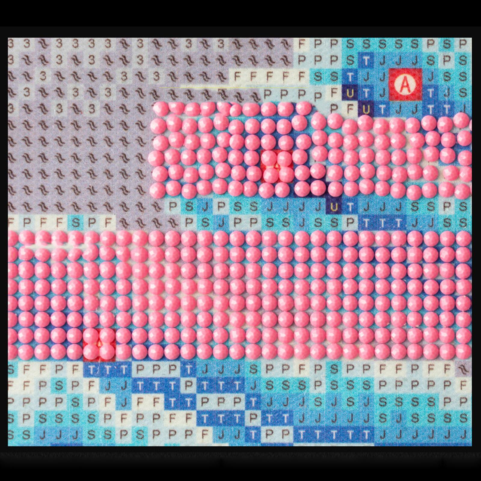 Stainless Steel Diamond Painting Ruler Dot Drill Tool Blank Grids 14.5x3.8cm