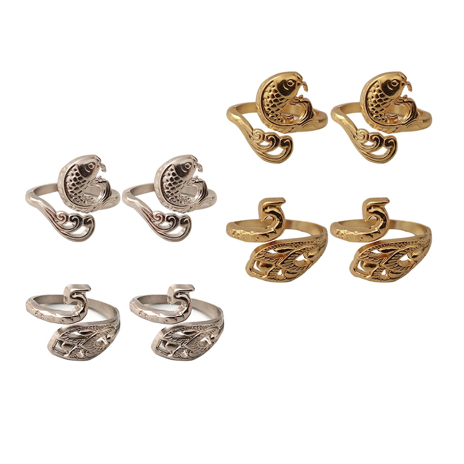 8x Rings Adjustable Crochet Advanced Knitting Loop Clothing Yarn Guide