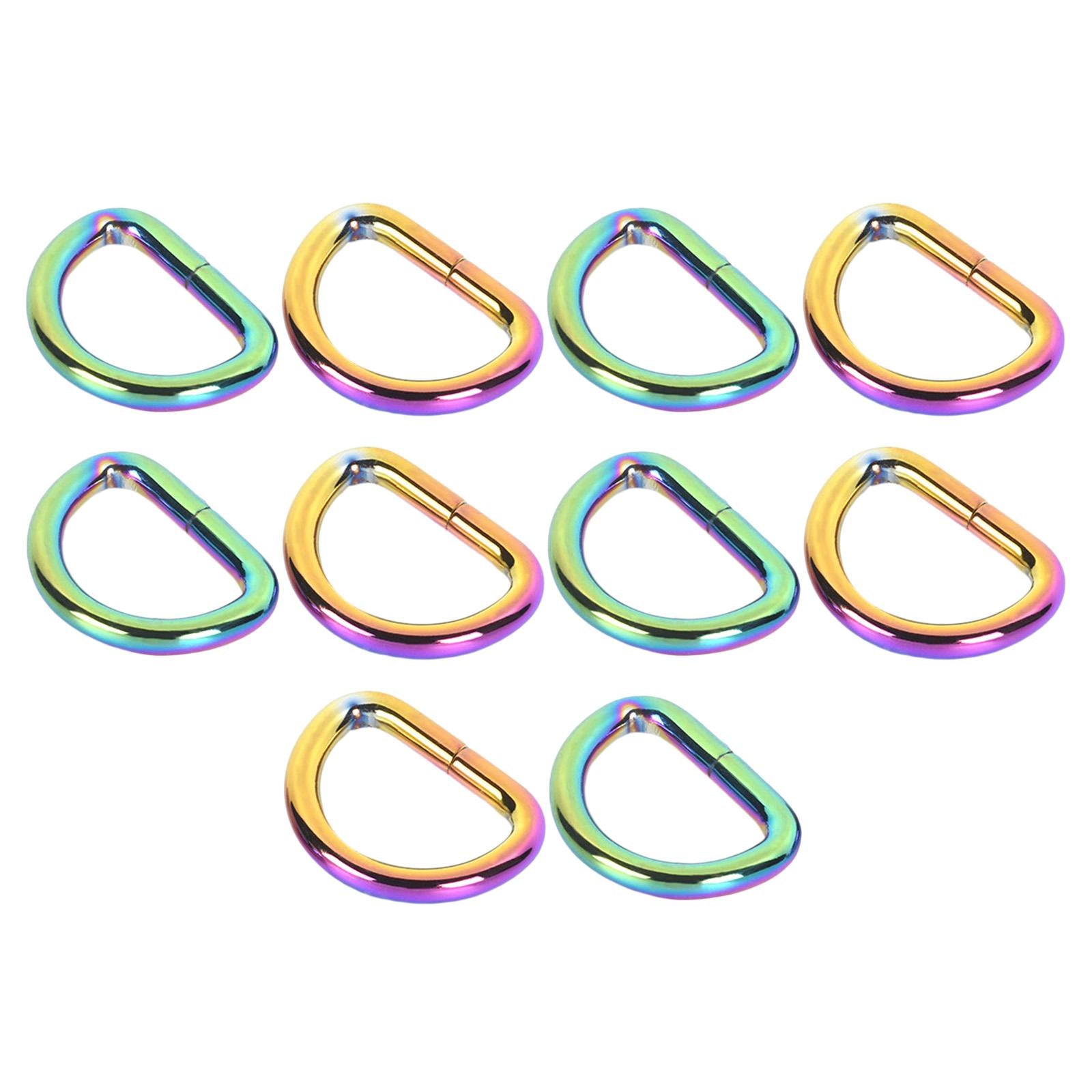 D Ring Buckles for Webbing Strap Hand Bag Belt Leather Craft 3.8x12.5x20mm