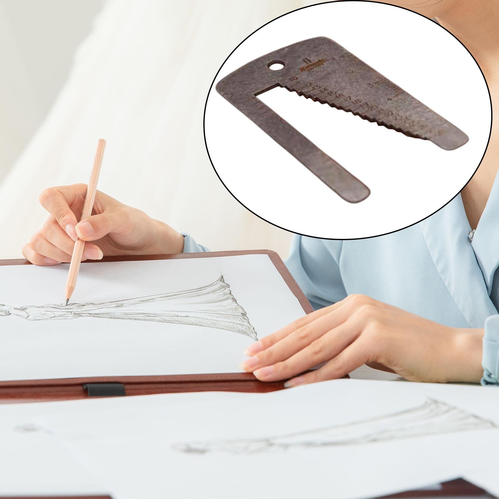 Watchband Ruler Stencil Template Belt Punch Auxiliary Tools Strap