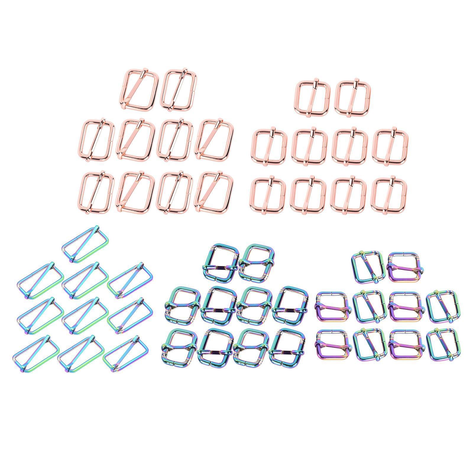 10pcs Buckle Adjustable Quick Release Replacement Clips 32x15.5mm Colorful