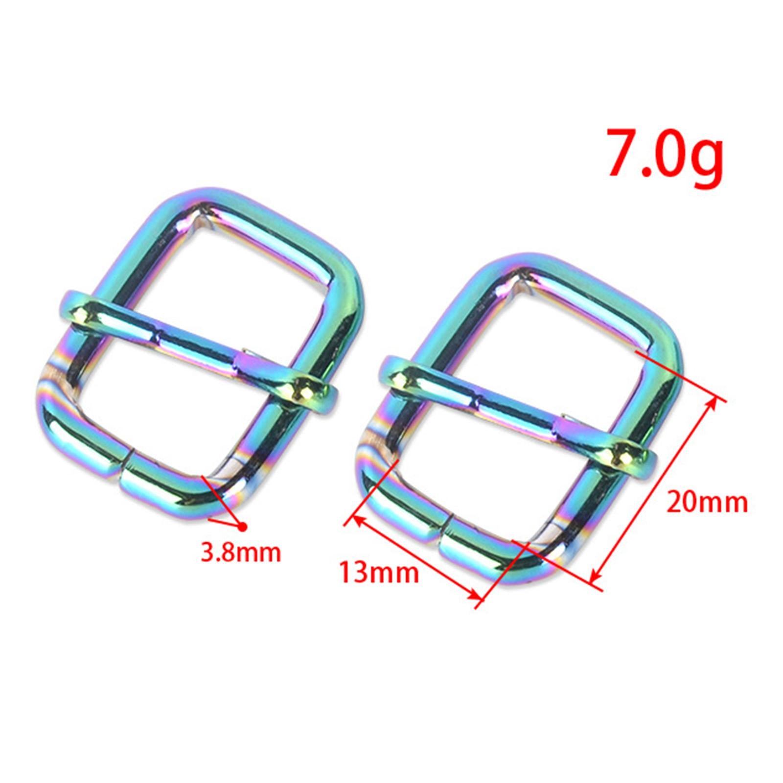10pcs Buckle Adjustable Quick Release Replacement Clips 13x20mm Colorful