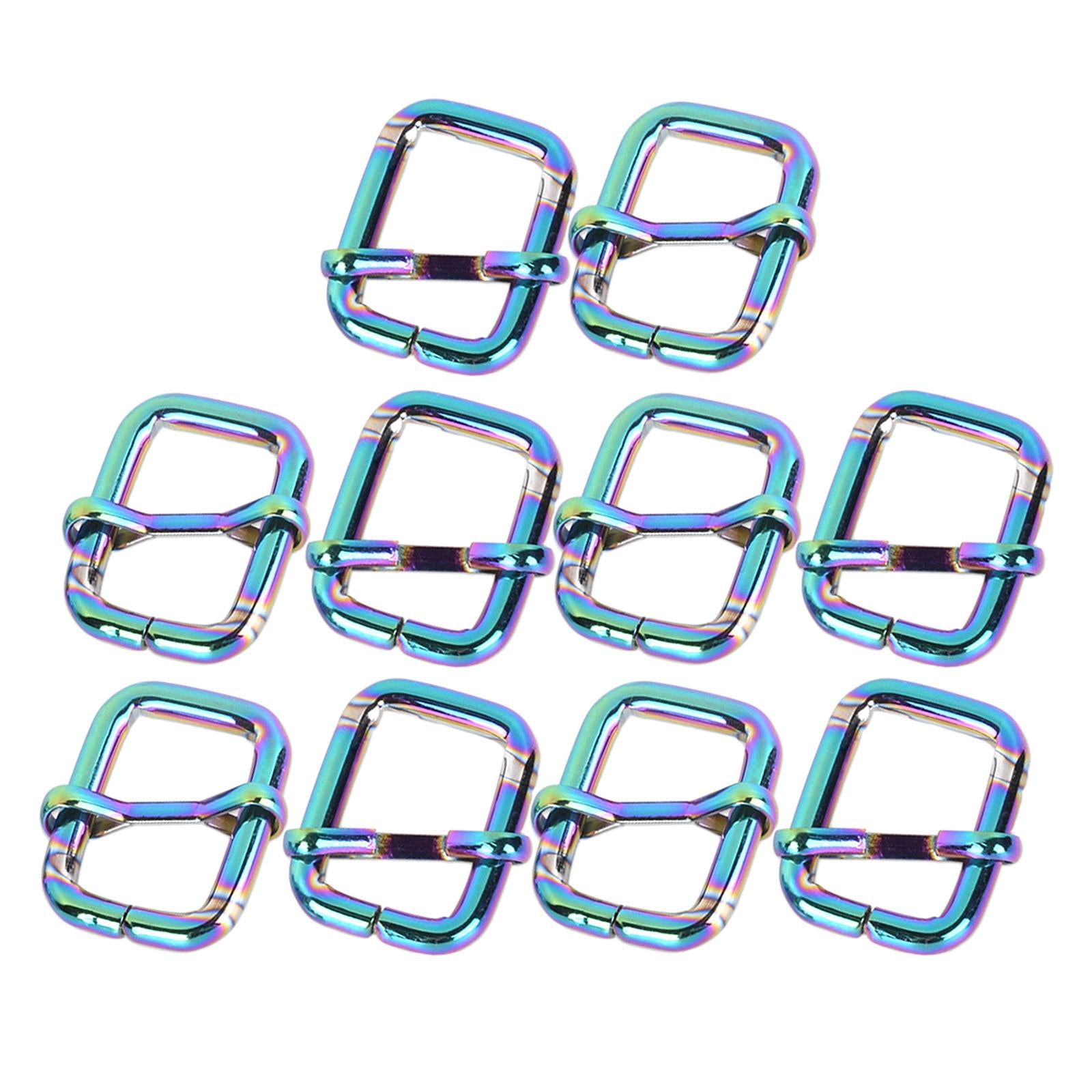 10pcs Buckle Adjustable Quick Release Replacement Clips 13x20mm Colorful