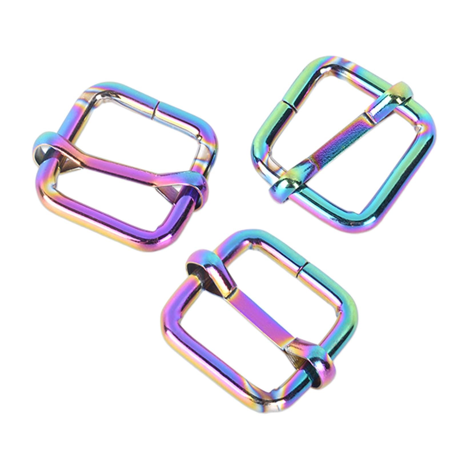 10pcs Buckle Adjustable Quick Release Replacement Clips 20x20mm Colorful