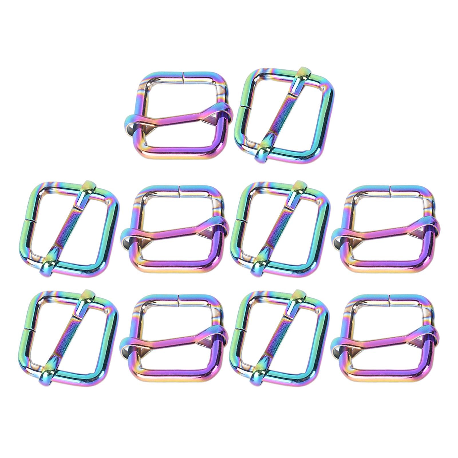 10pcs Buckle Adjustable Quick Release Replacement Clips 20x20mm Colorful