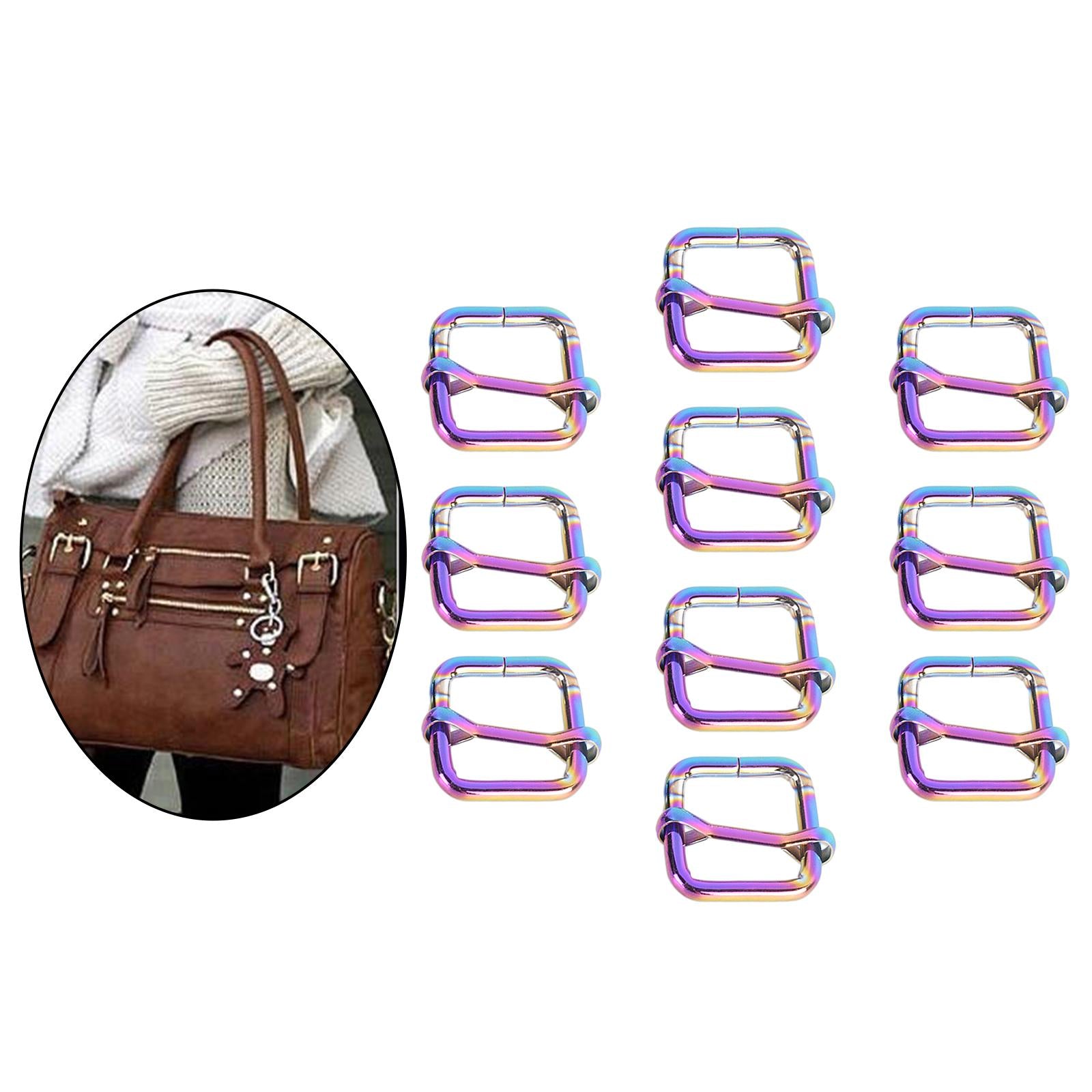 10pcs Buckle Adjustable Quick Release Replacement Clips 20x20mm Colorful