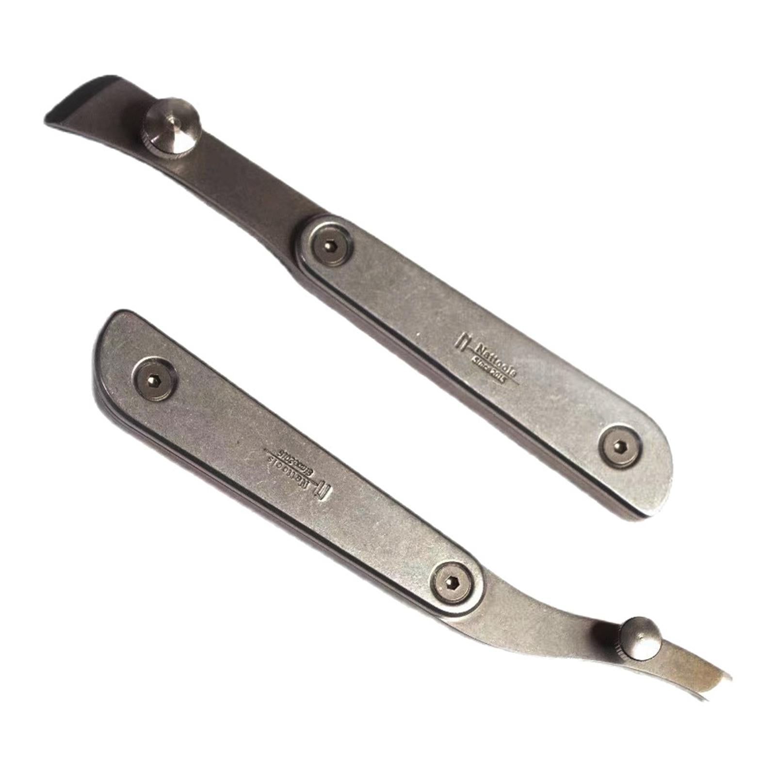 Stainless Steel Leather Edge Creaser Adjustable Leathercraft Crimping Tool Edge Trimmer