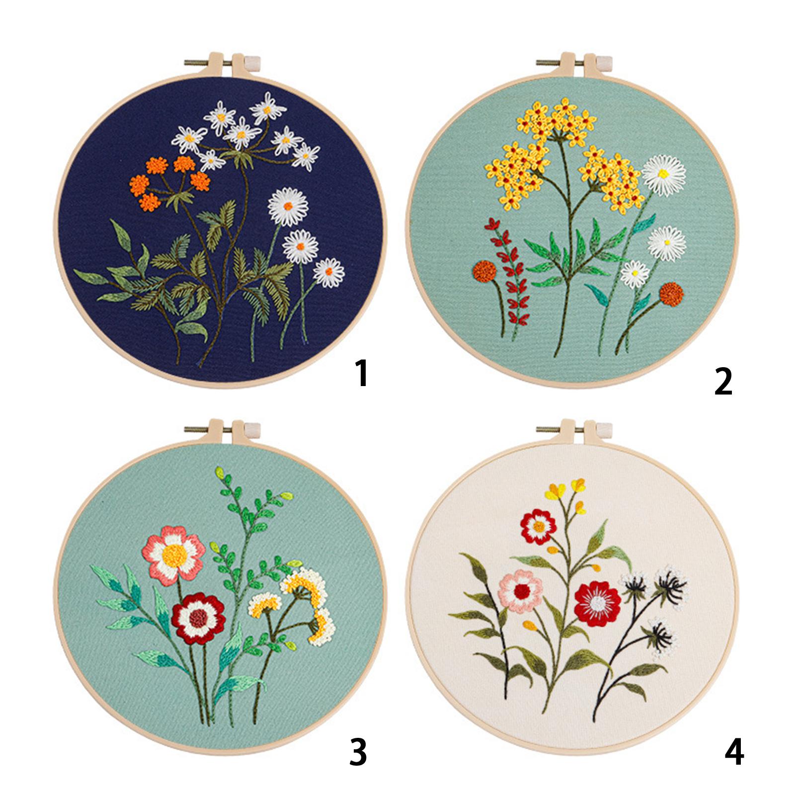 Embroidery Kit Cross Stitch Flowers Manual for Beginners Fragrant Flowers 1