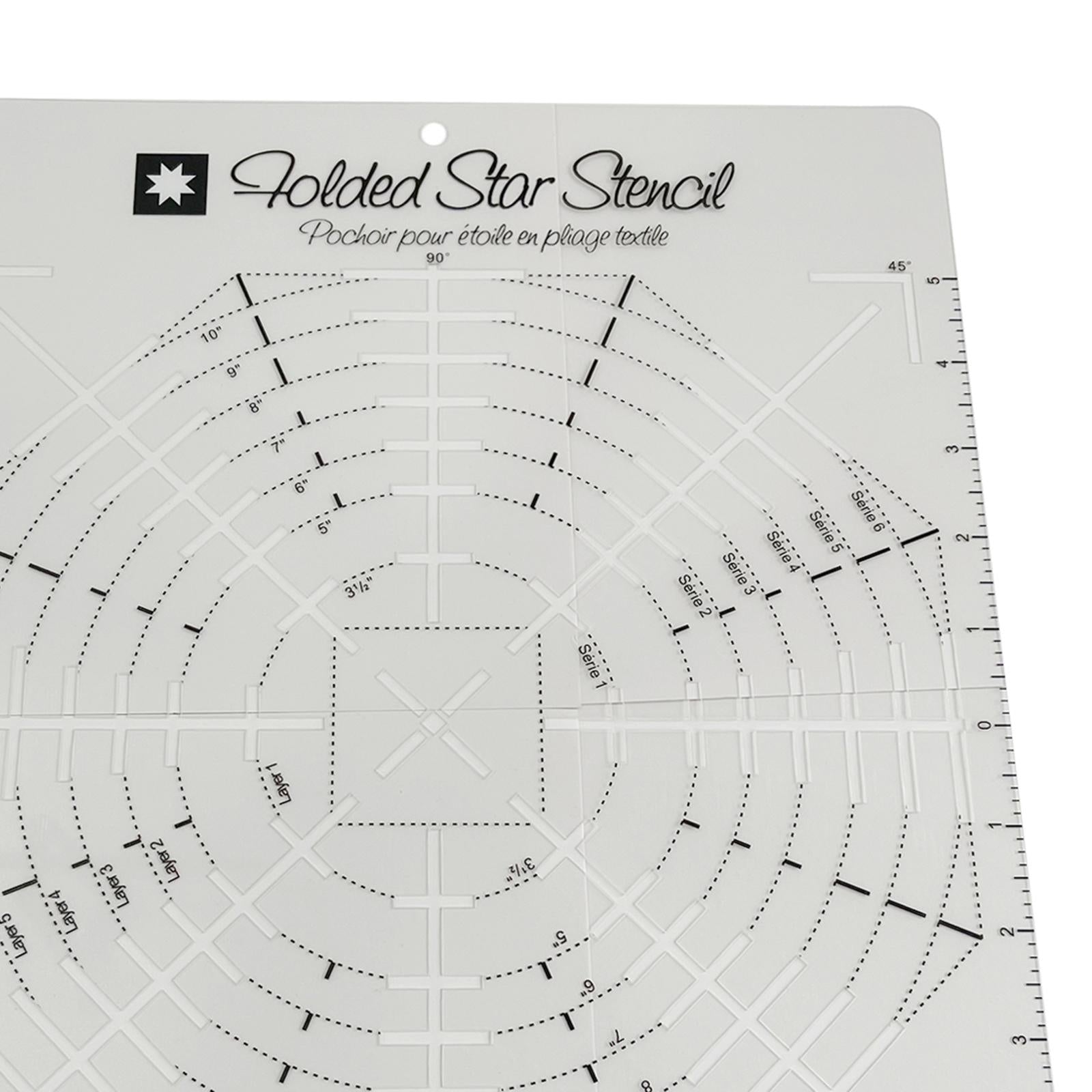 Sewing Template Patchwork Quilting Ruler for Domestic Sewing Machine 10inch