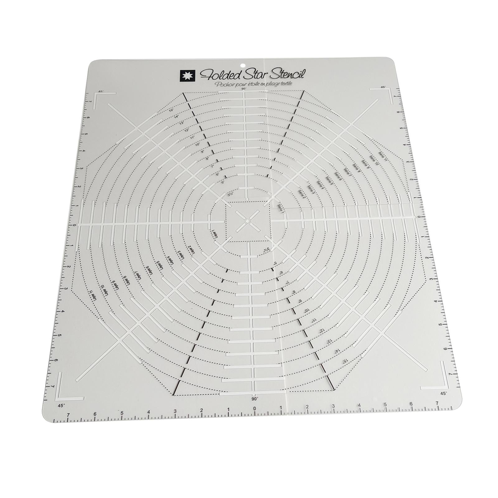 Sewing Template Patchwork Quilting Ruler for Domestic Sewing Machine 15inch