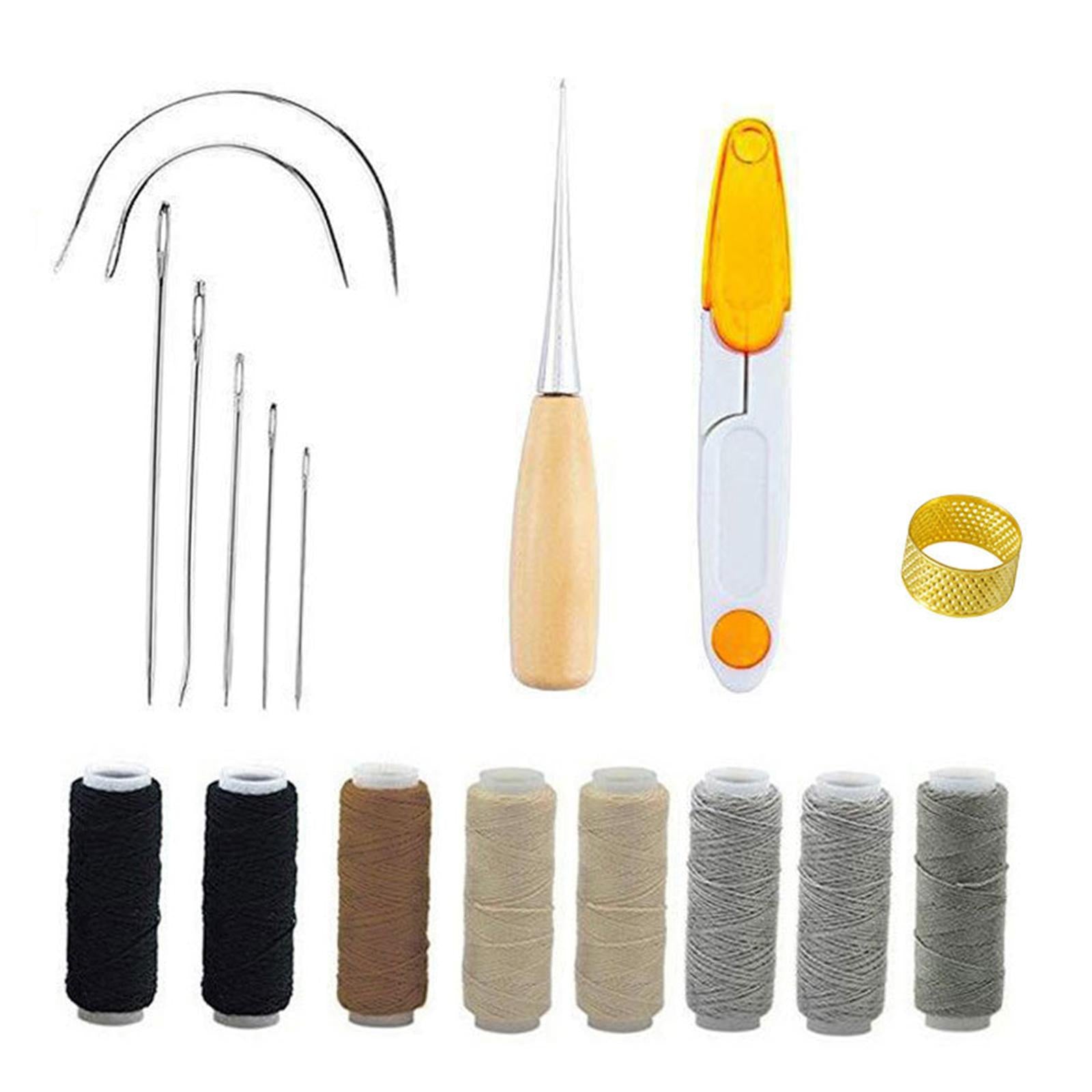 18Pcs Leather Craft Suit Leather Tool for Female for Professionals