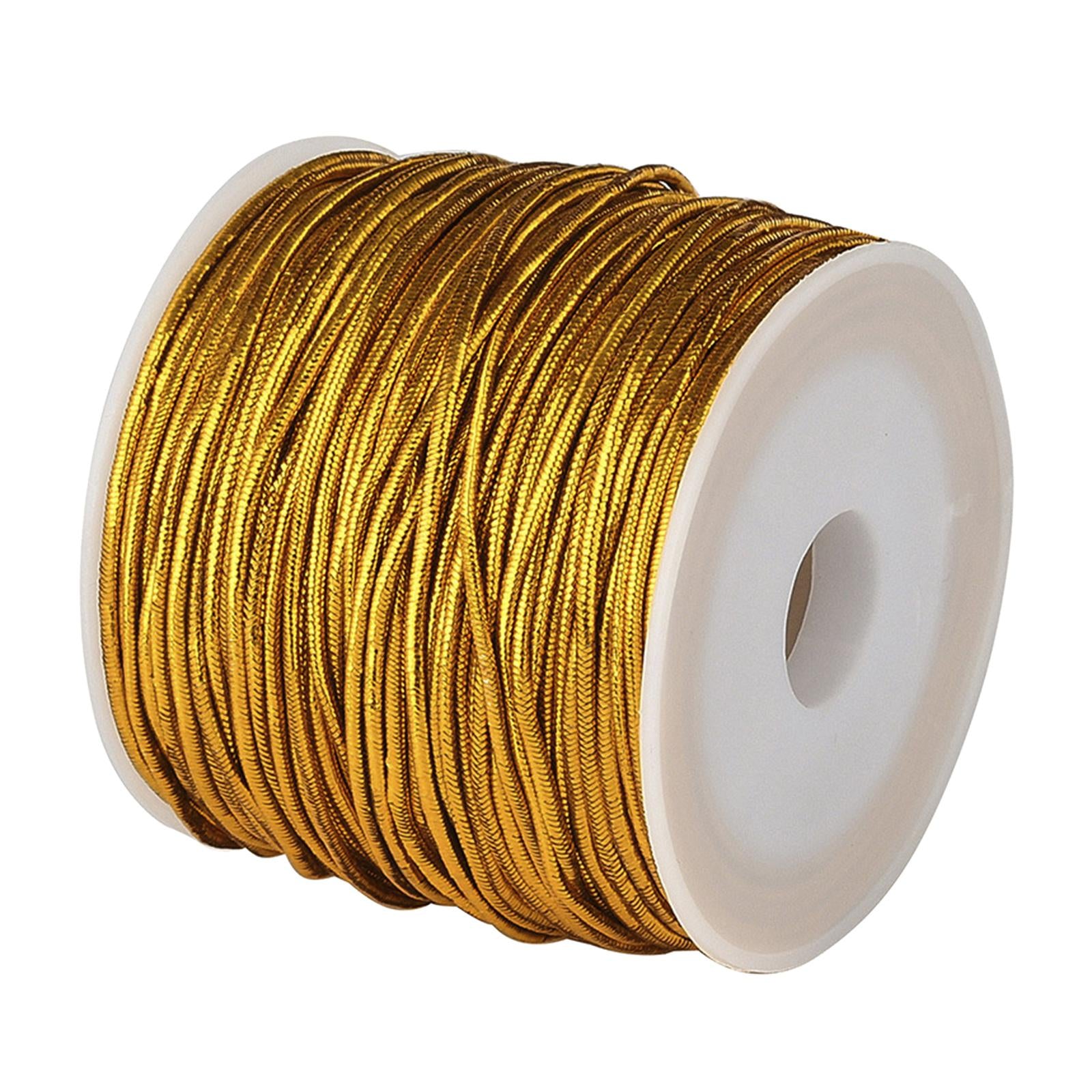 Creative Rubber Elastic Line Household Pretty Elastic Cord for Home Party Gold
