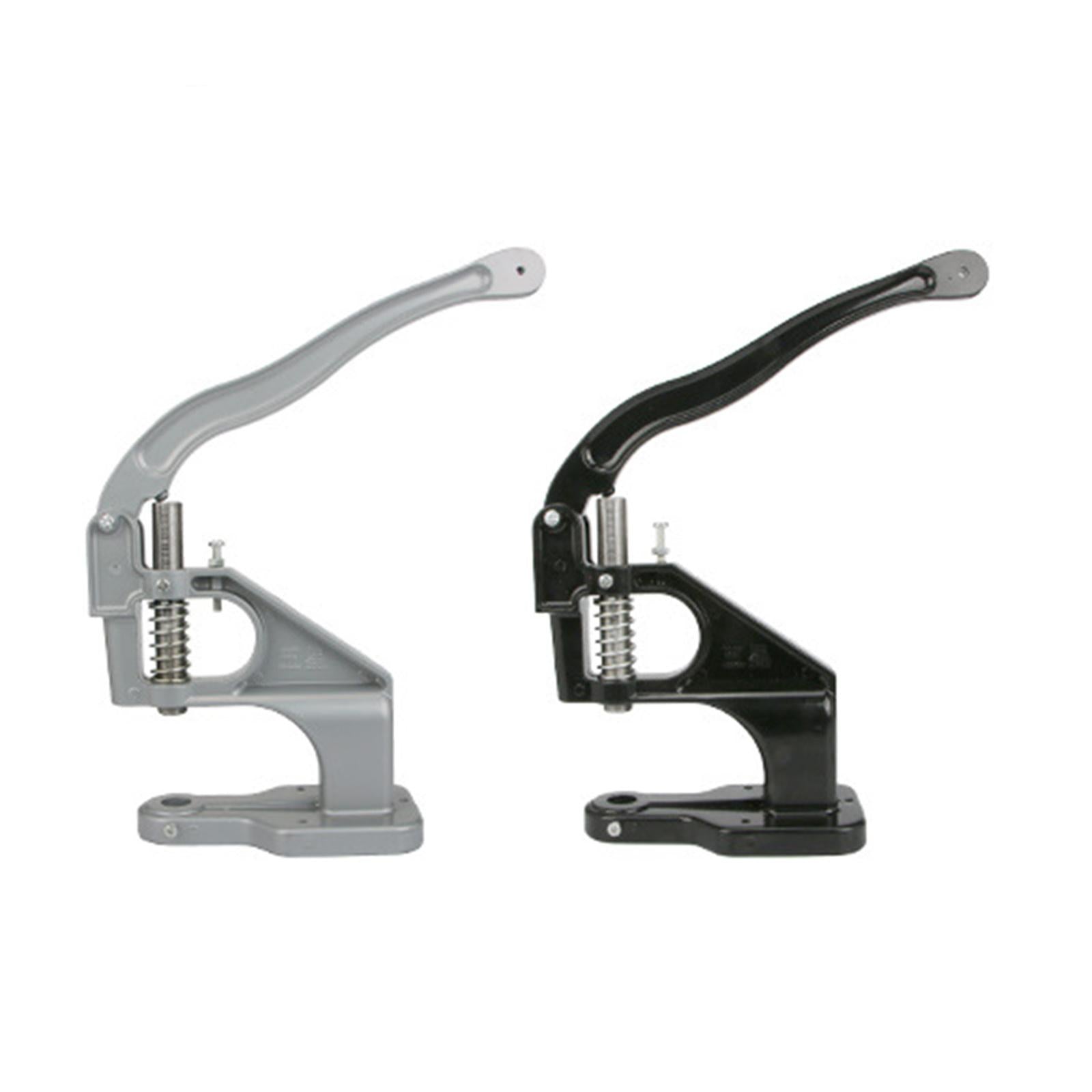 Portable Metal Manual Grommets Eyelet Machine Hand Press Tool for Buttons Black