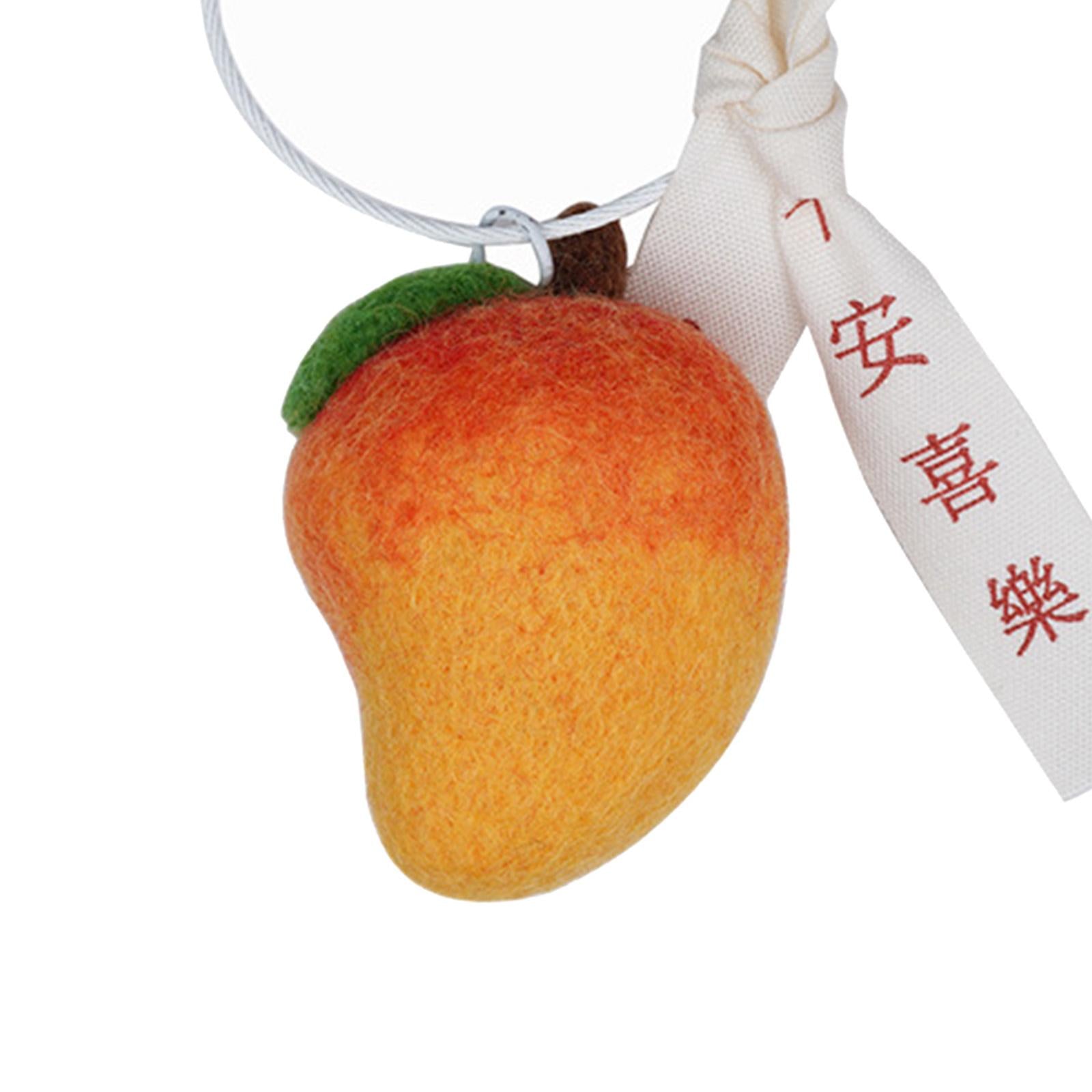 DIY Wool Needle Craft Felting Fruit Poked Starter Beginners Kit Mango