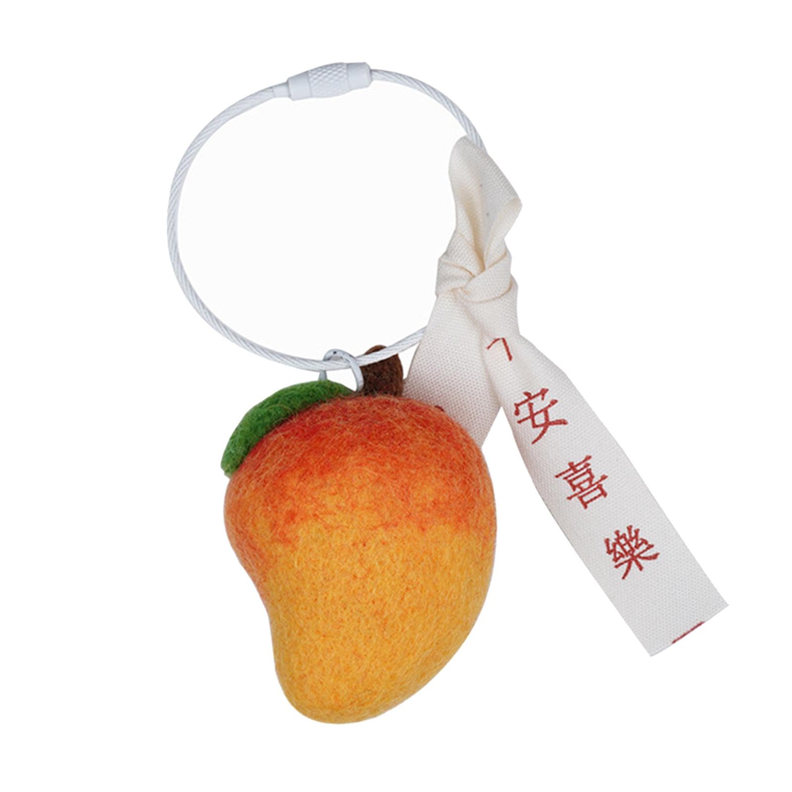 DIY Wool Needle Craft Felting Fruit Poked Starter Beginners Kit Mango