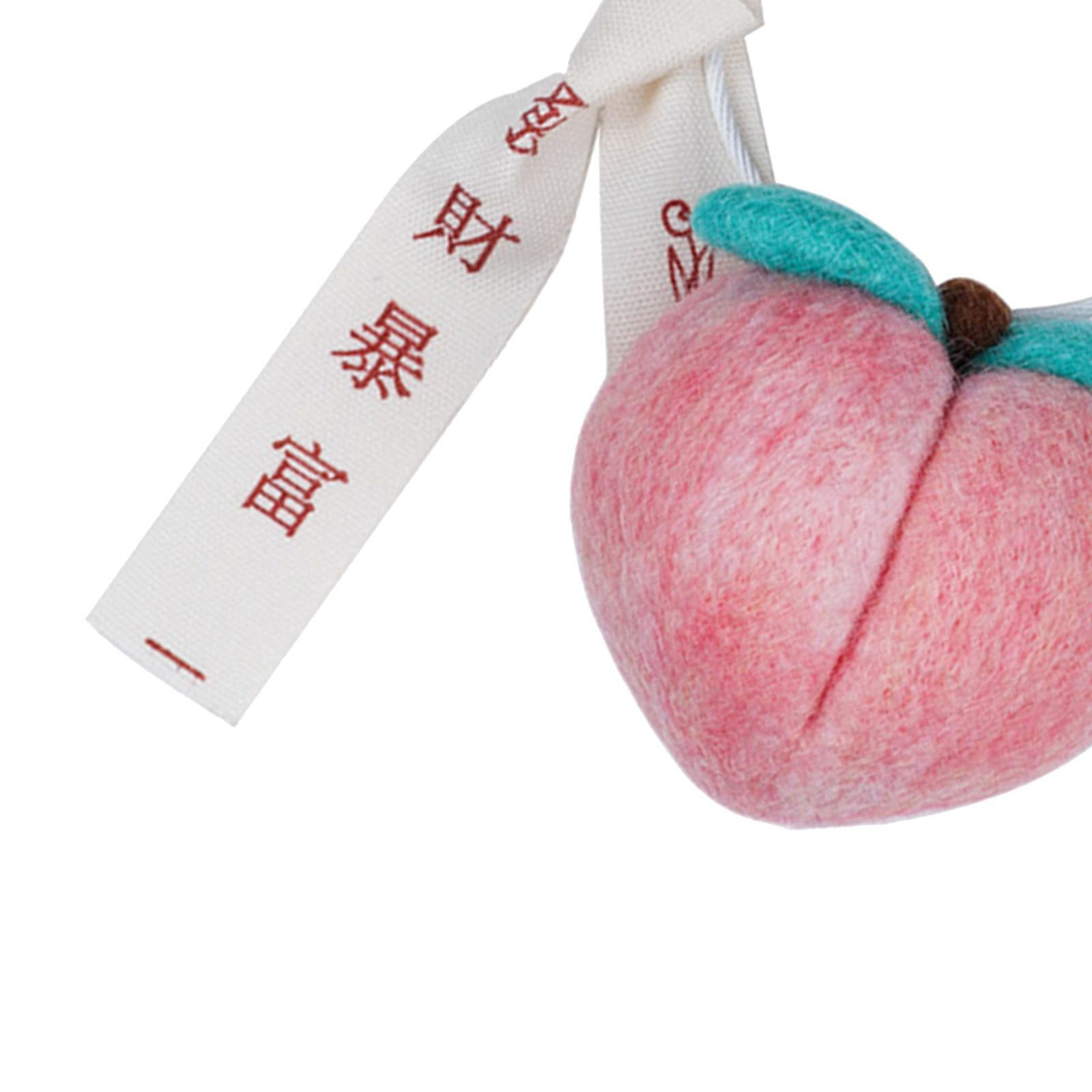 DIY Wool Needle Craft Felting Fruit Poked Starter Beginners Kit Peach