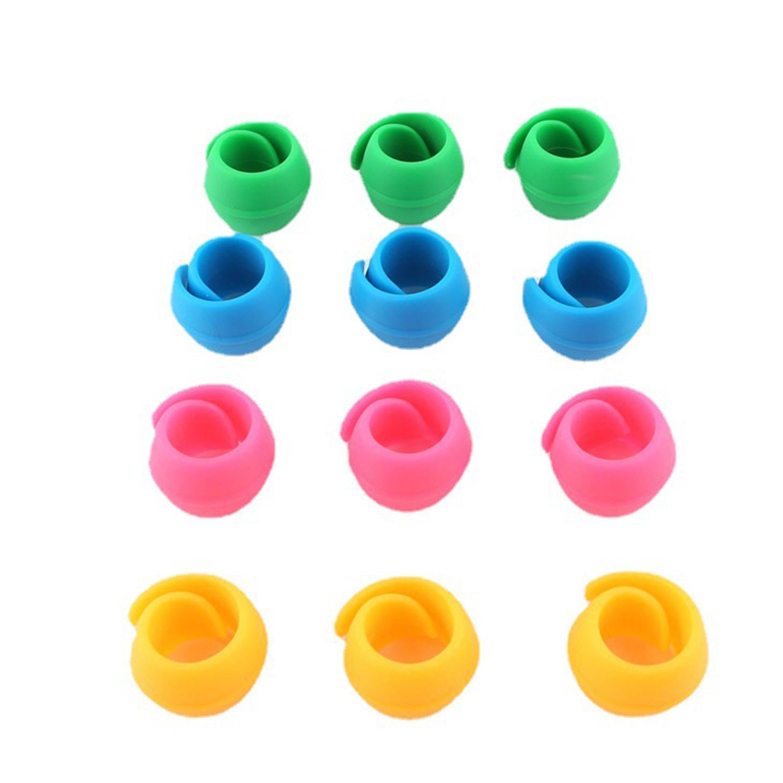 12 Pieces Sewing Thread Spools Saver Thread Holder Sewing Tool Accessory Green