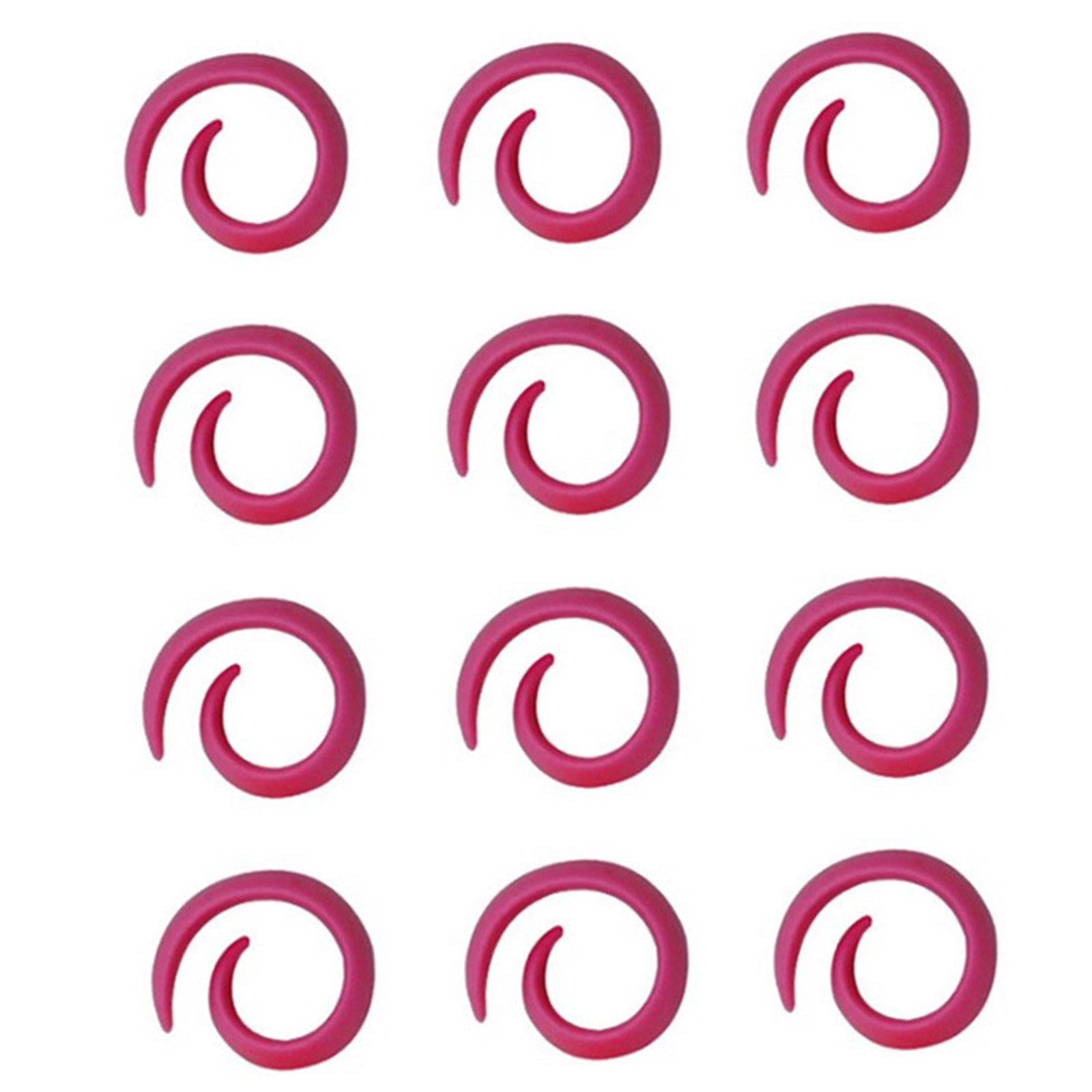 12 Pieces Sewing Thread Spools Saver Thread Holder Sewing Tool Accessory Pink