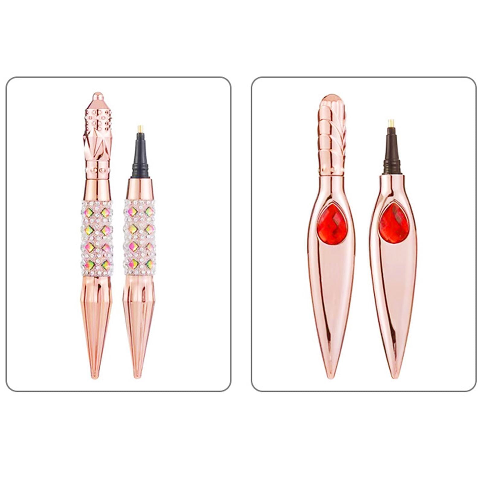 Diamond Painting Pen with Glue Clay Brass Tip for Crafts Hobby Loving Heart