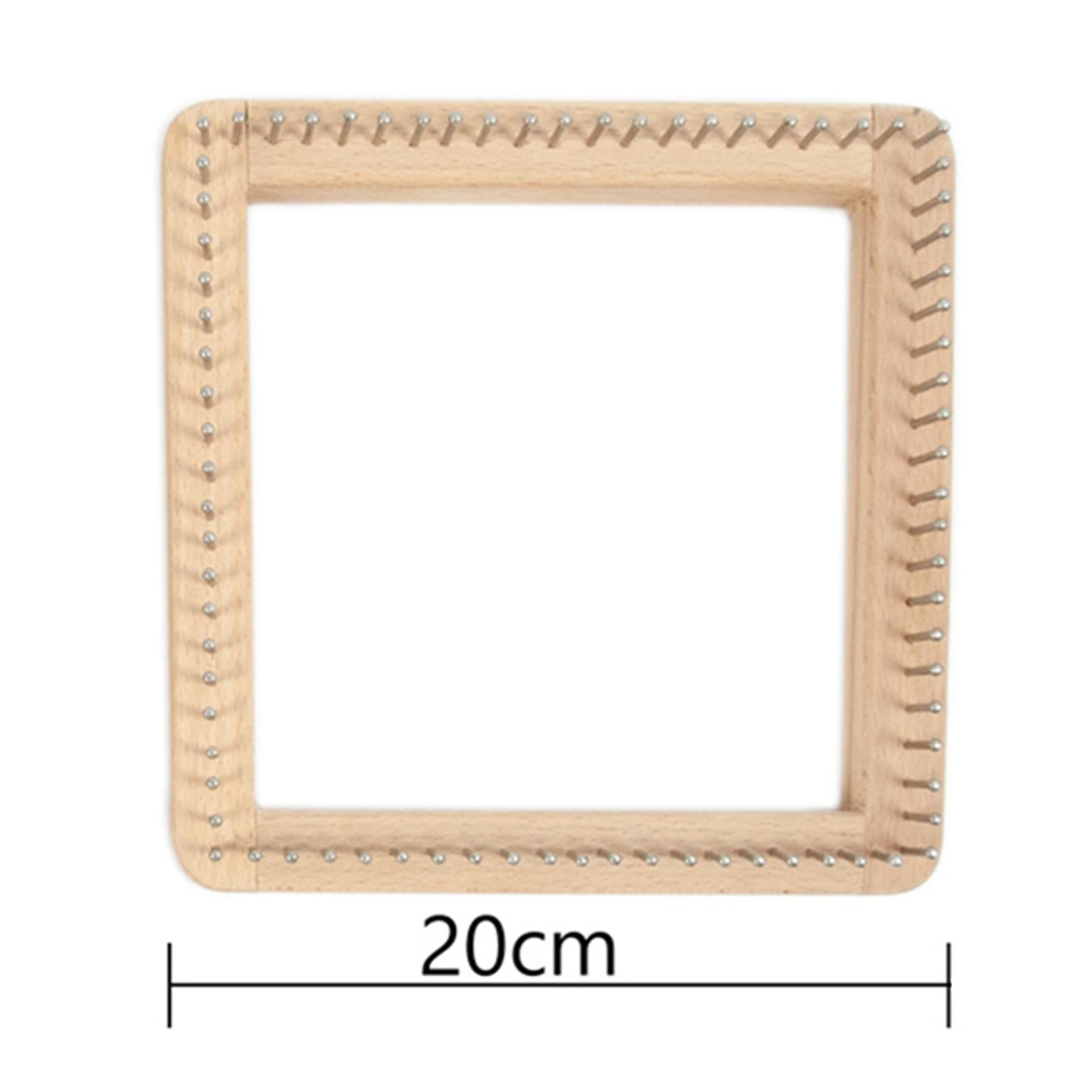 DIY Knitting Loom Needlework Board Tools for Hats Scarf Beginner 20x20cm