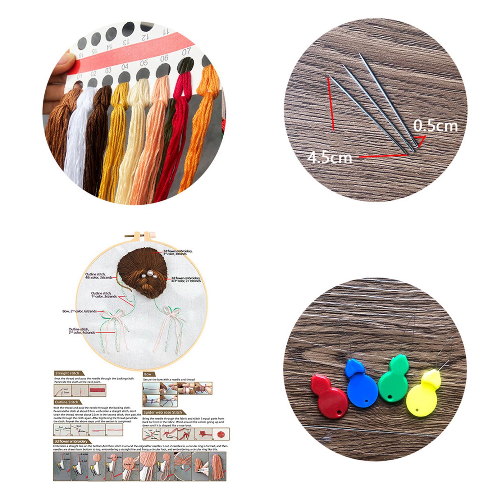 Embroidery Kit Cross Stitch Beautiful Craft for Kids Adults House Building 1