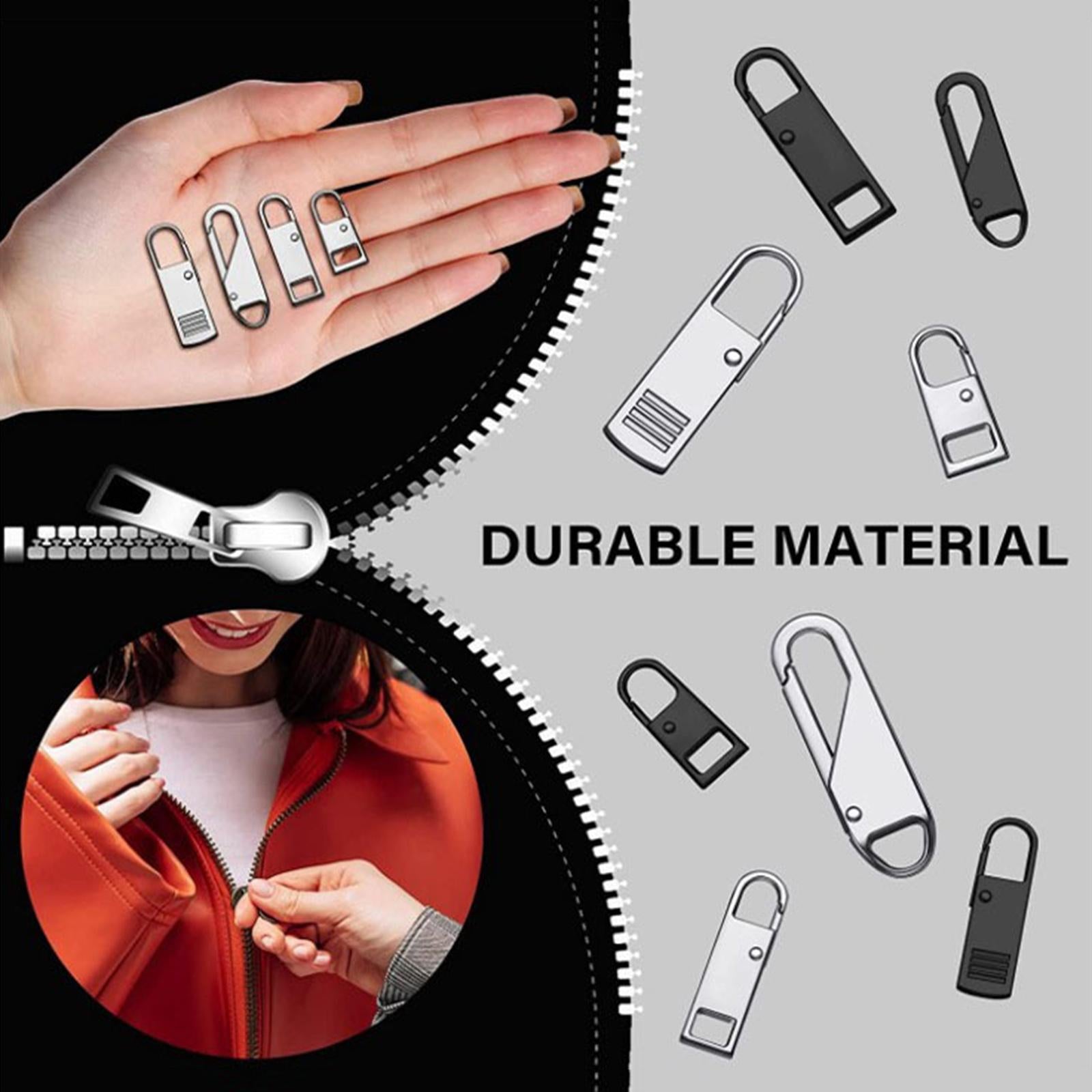 32 Pieces Zipper Pull Detachable Zipper Puller for Coat Boots 2 Colors