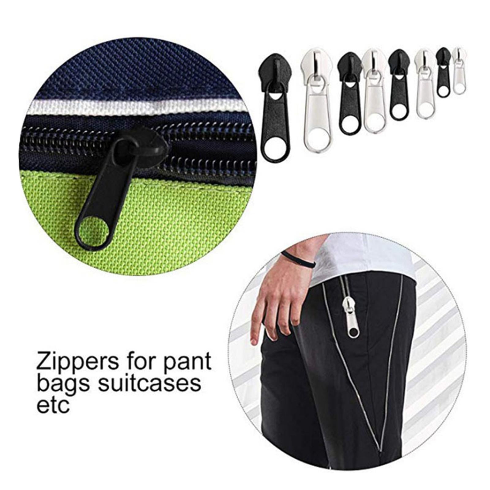 85 Pieces Zipper Repair Kit Zipper Slider Set Zipper Fix Kit for Clothing