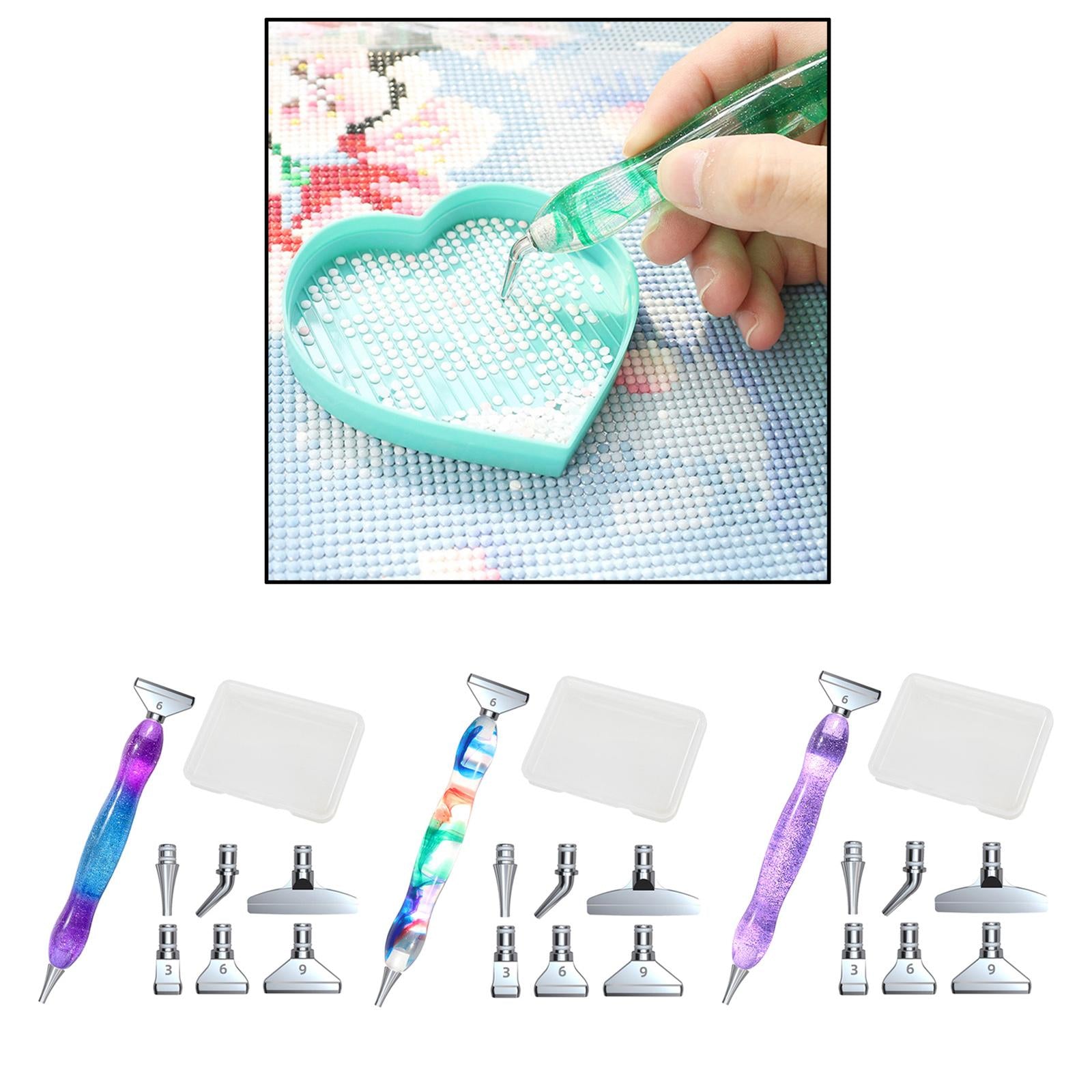 Diamond Painting Pen Kit Cross-Stitch Tool Cross Stitch Crafts Purple Sky