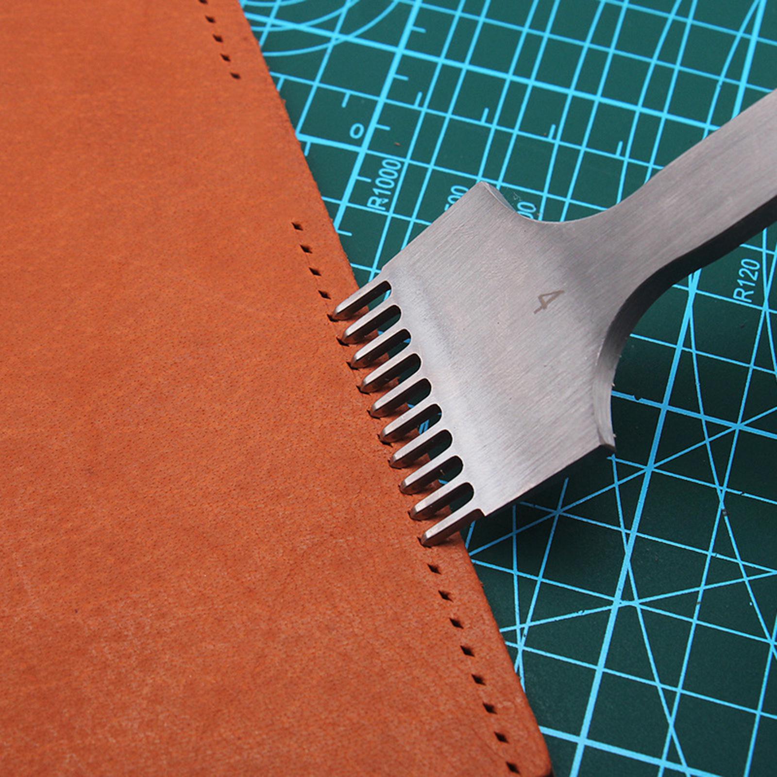 Chop Position Adjustment Ruler Mark Spacing Leather Craft Accessories DIY