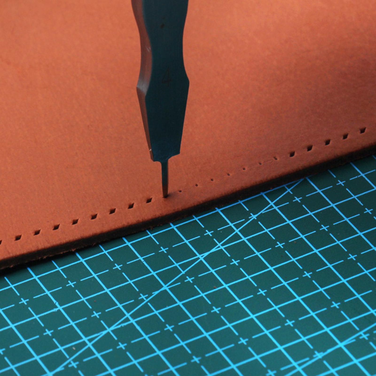 Chop Position Adjustment Ruler Mark Spacing Leather Craft Accessories DIY