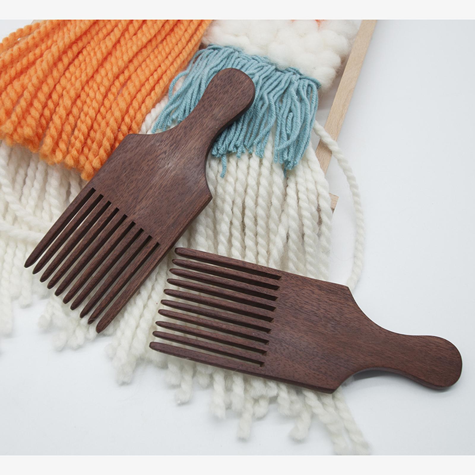Wood Weaving Loom Comb Crafting Fabric Making Loom Machine Braided Tools