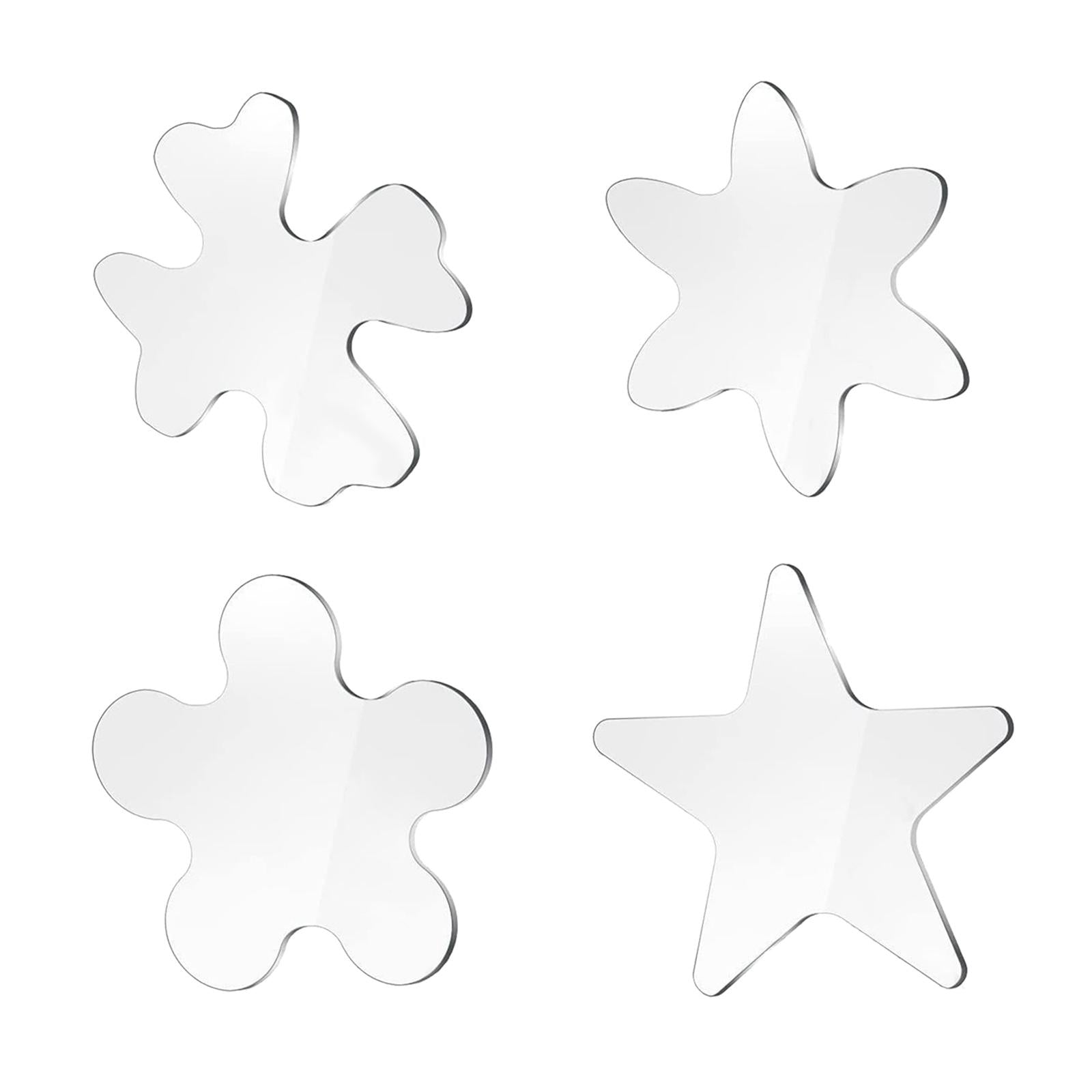 4Pcs Quilting Template DIY Sewing Tools Transparent Acrylic Patchwork Craft