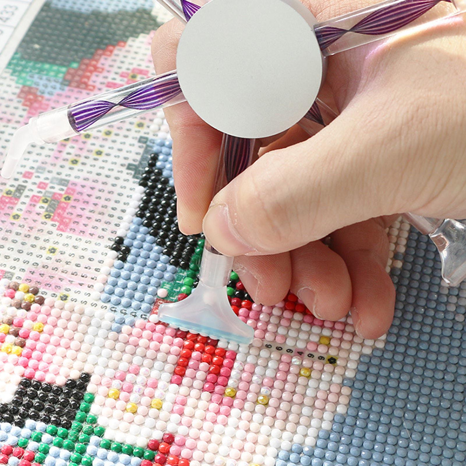 Multi-link 6 Heads 5D Diamond Painting Drill Pen Rhinestone Picker Green