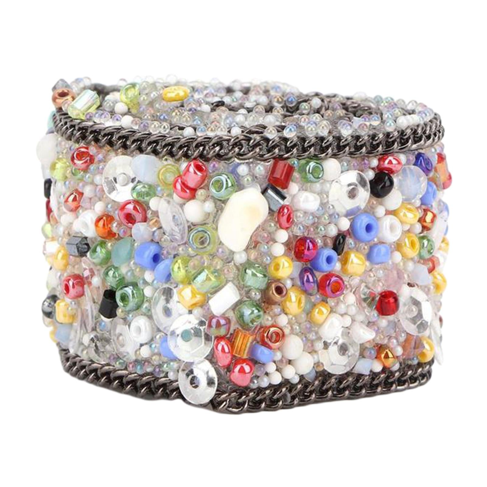 Gravel Shell Diamond Lace Ribbon Colorful Trim Sewing Embellish Multicolor