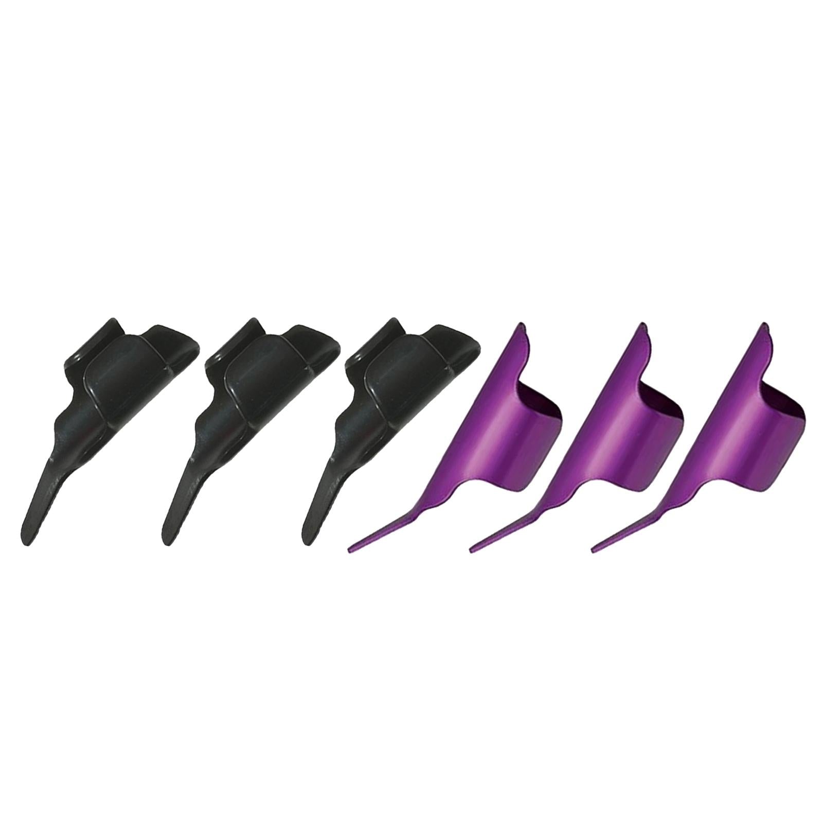 3Pcs Sewing Fingerthing Pusher fabric Ironing Finger Gloves Open Tool Purple