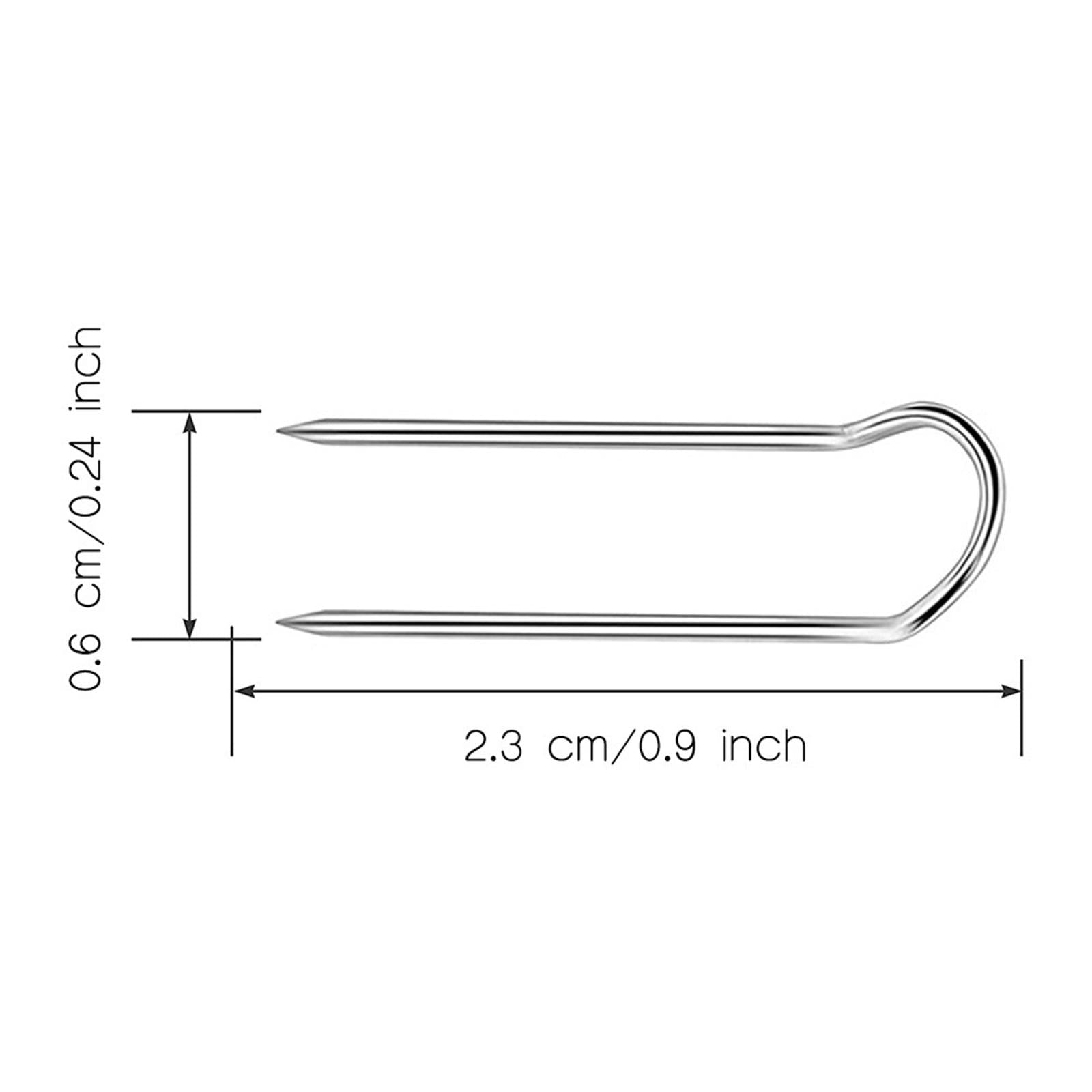 100x Metal Fork Pins for Quilting Sewing Needlework Accessories 17x6mm