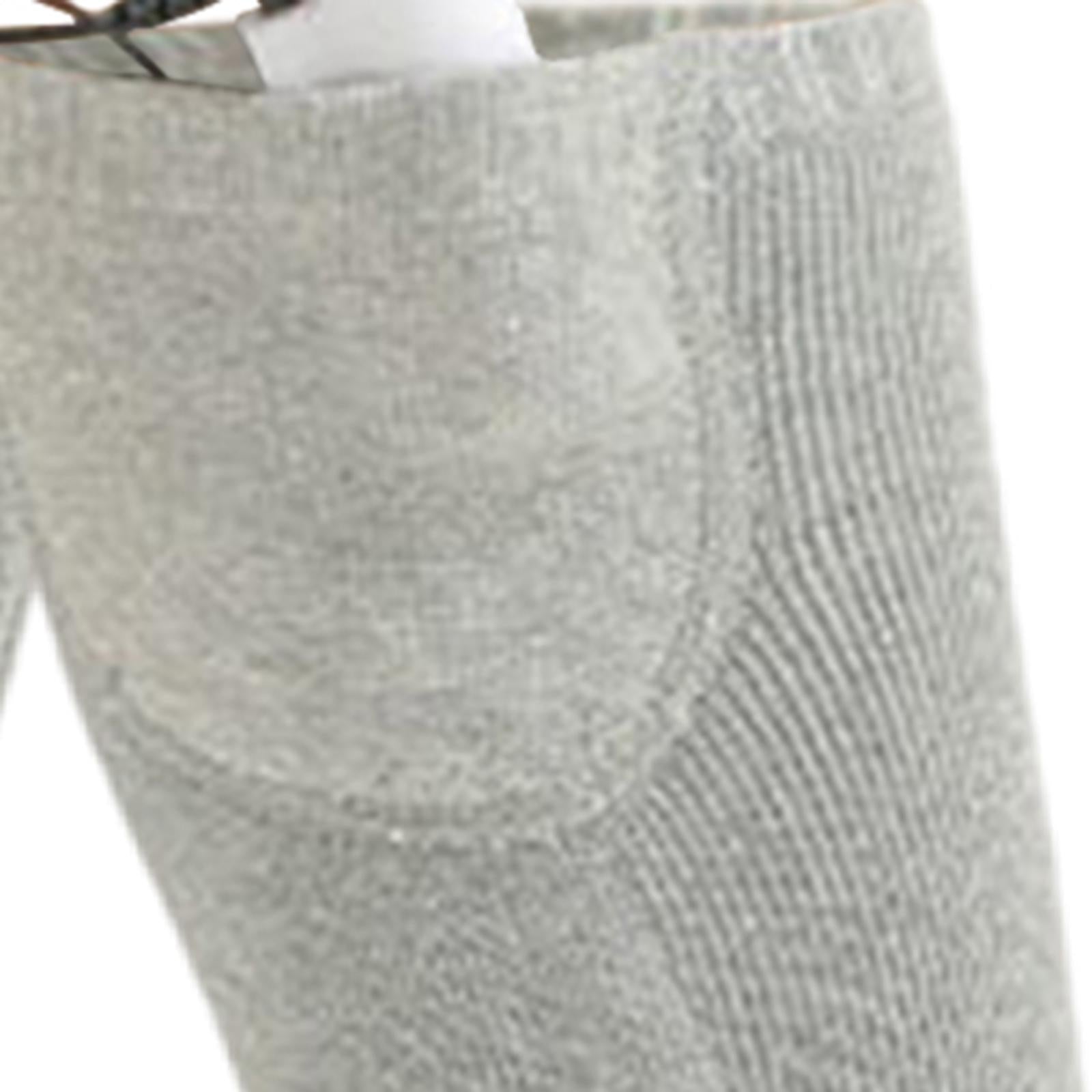 Electric Heated Socks Rechargeable Battery Women Men Feet Winter Warm Skiing Gray NonAdjustable