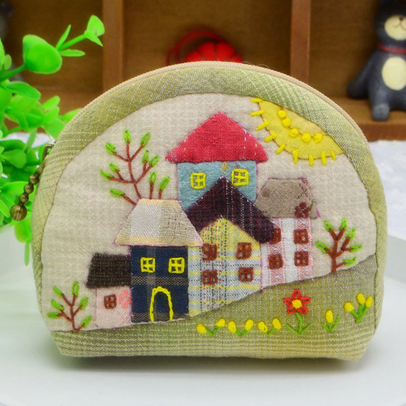 Patchwork Quilting Ruler Stencil Wallet Template Drawing Handmade Purse M