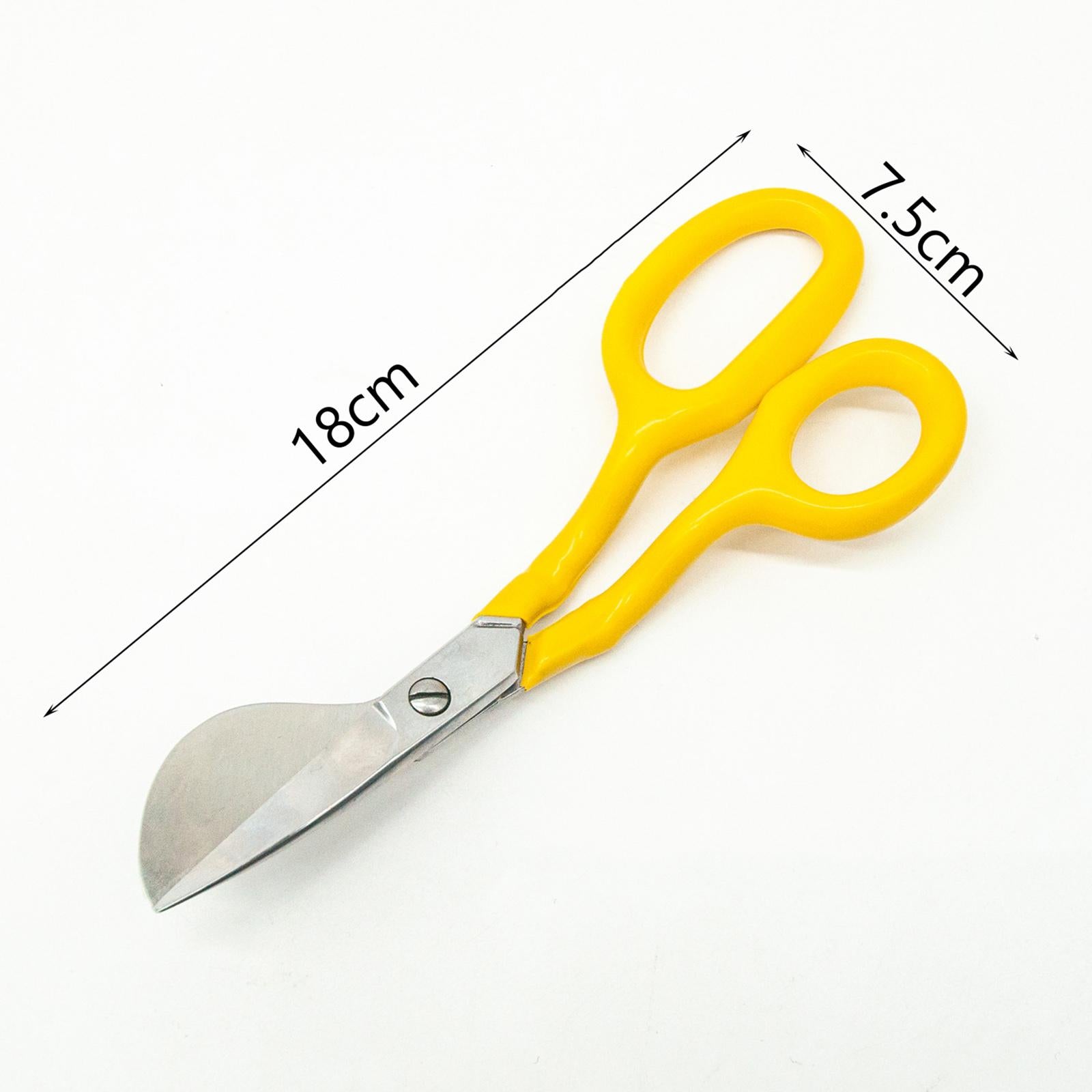 7 inch Embroidery Scissors Shears Metal Paddle Shaped Needlework Craft