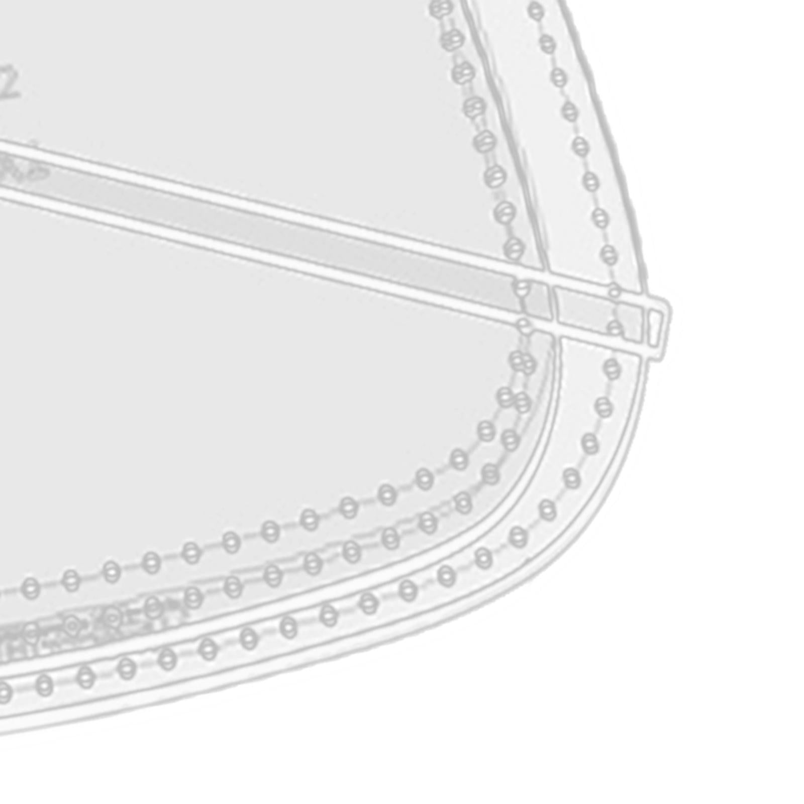 5 Pieces Patchwork Quilting Ruler Template Wallet Stencil Bag Sewing Tools