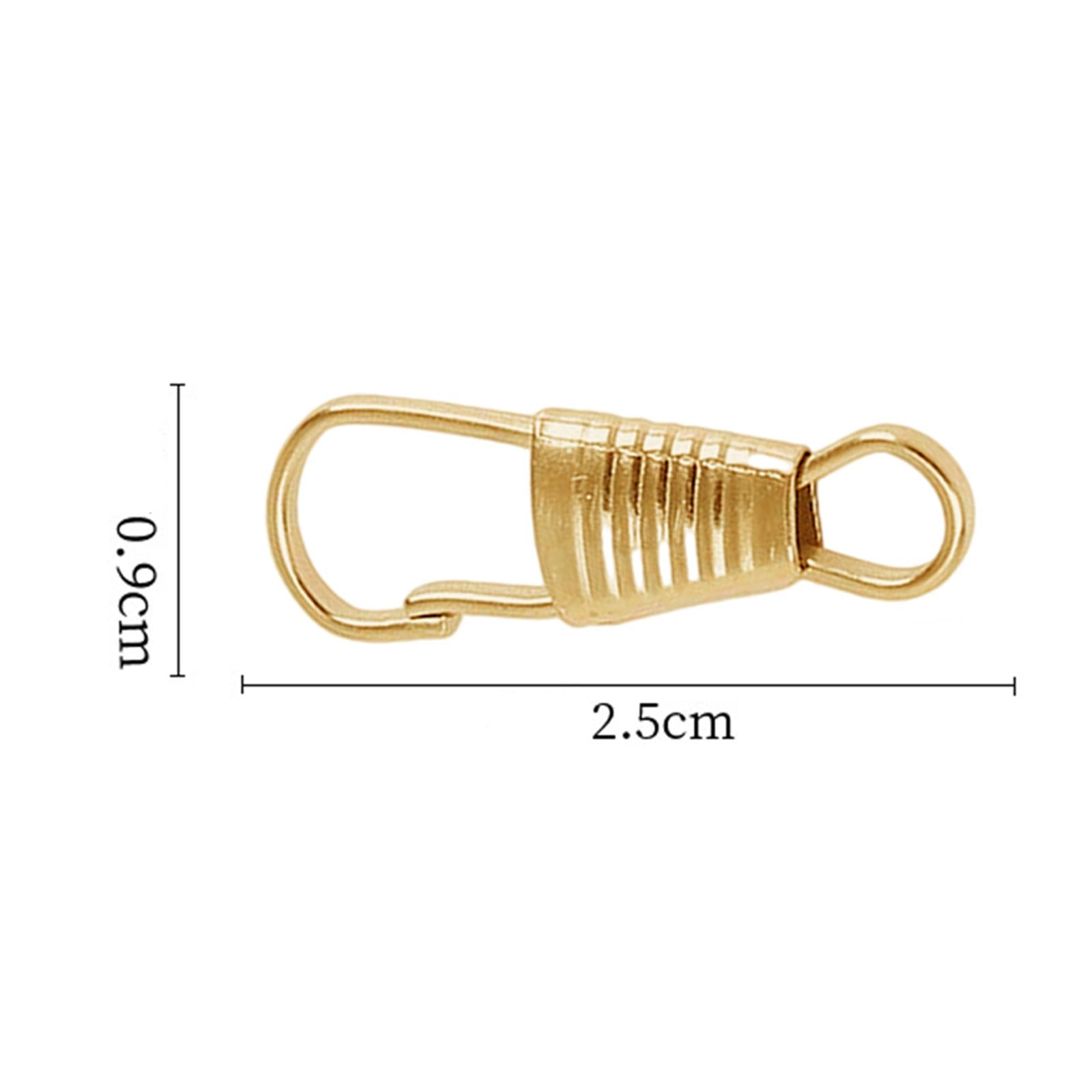 20 Pieces Zipper Pull Detachable Zipper Puller for Coat Boots 4 Colors Clip Gold