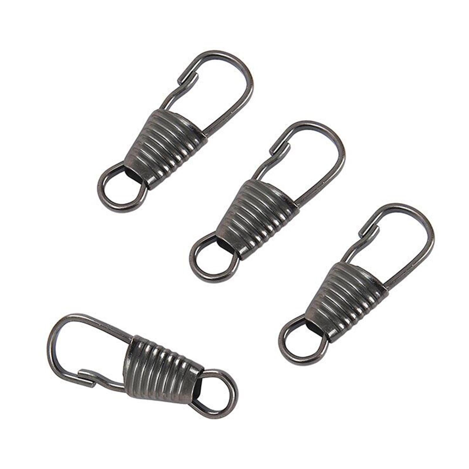 20 Pieces Zipper Pull Detachable Zipper Puller for Coat Boots 4 Colors Clip Dark Silver