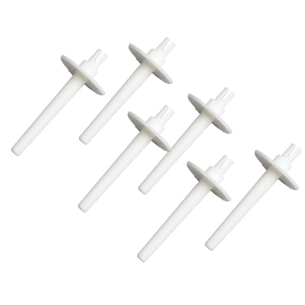 6x Solid Sewing Machine Spool Pins Spare Bobbin 2.4x5.6cm Stand Holder