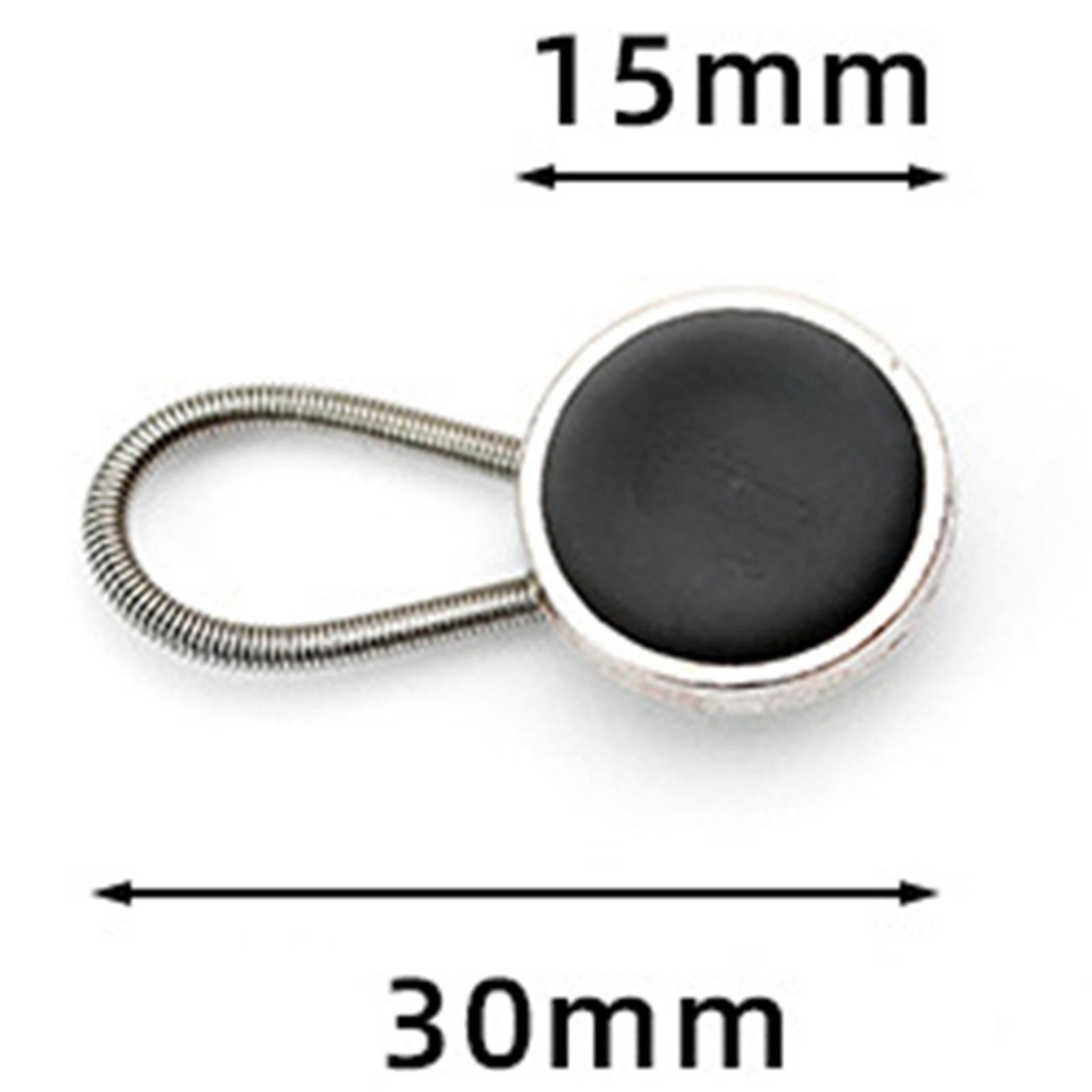 20Pcs Waist Band Extender Button for Shirt Collar Maternity Pregnancy black