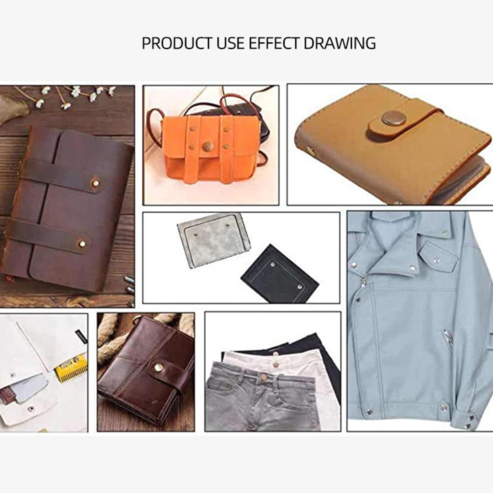 DIY Leather Craft Tool for Punch Hole and Install Rivet Button Heavy Duty