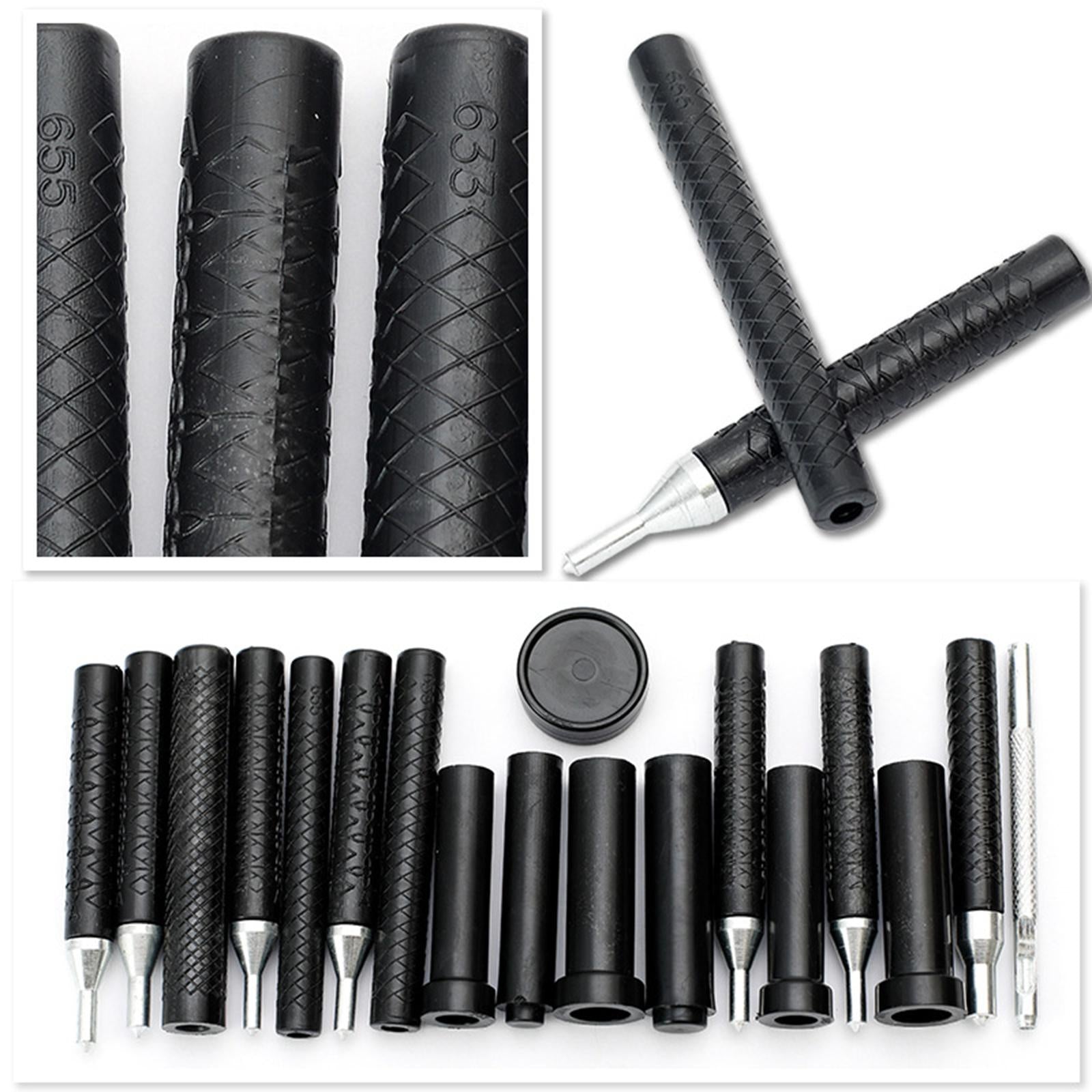 DIY Leather Craft Tool for Punch Hole and Install Rivet Button Heavy Duty