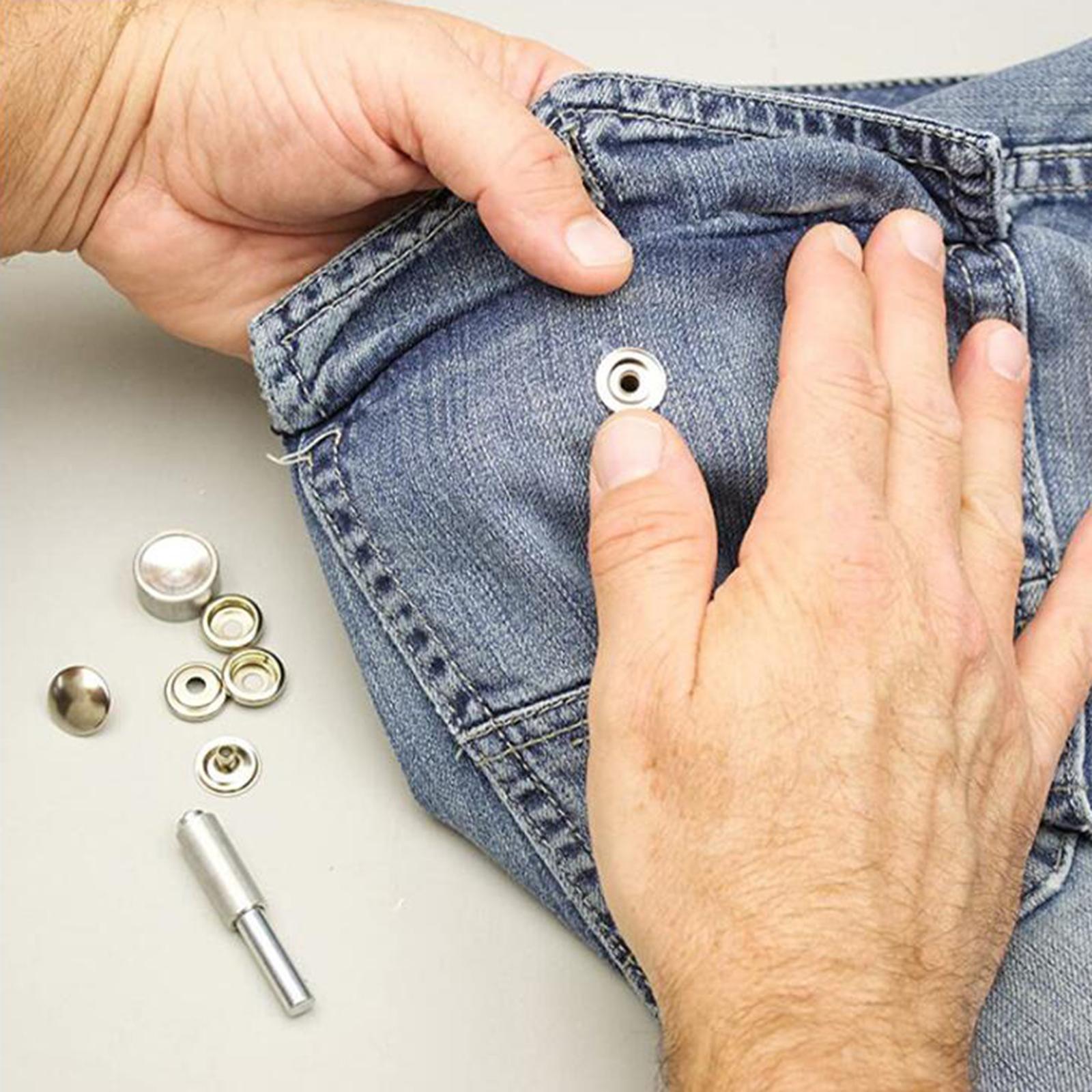 DIY Leather Craft Tool for Punch Hole and Install Rivet Button Heavy Duty