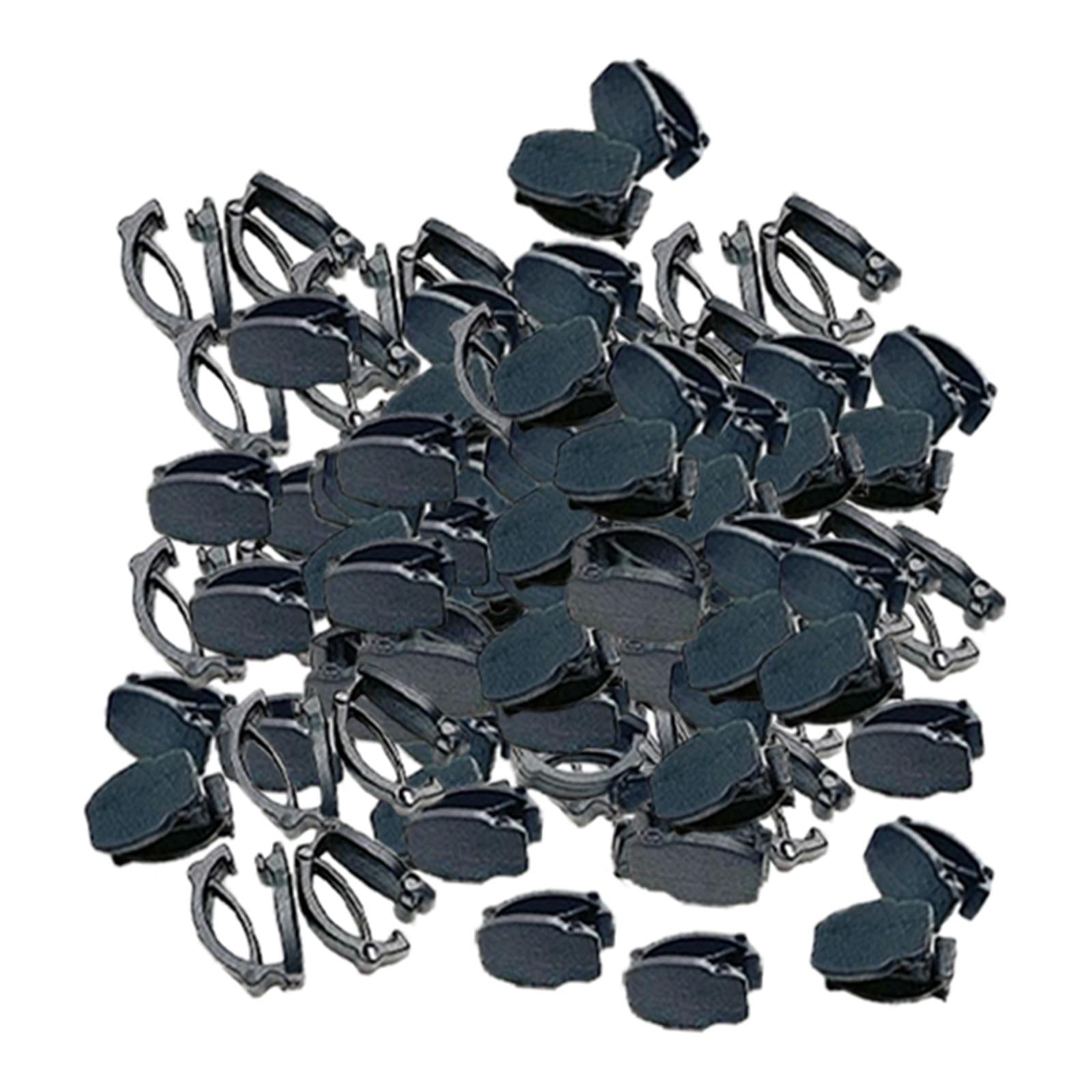 100x Zipper Pull Cord Lock Ends Buckles Fastener Toggle Stopper for Paracord
